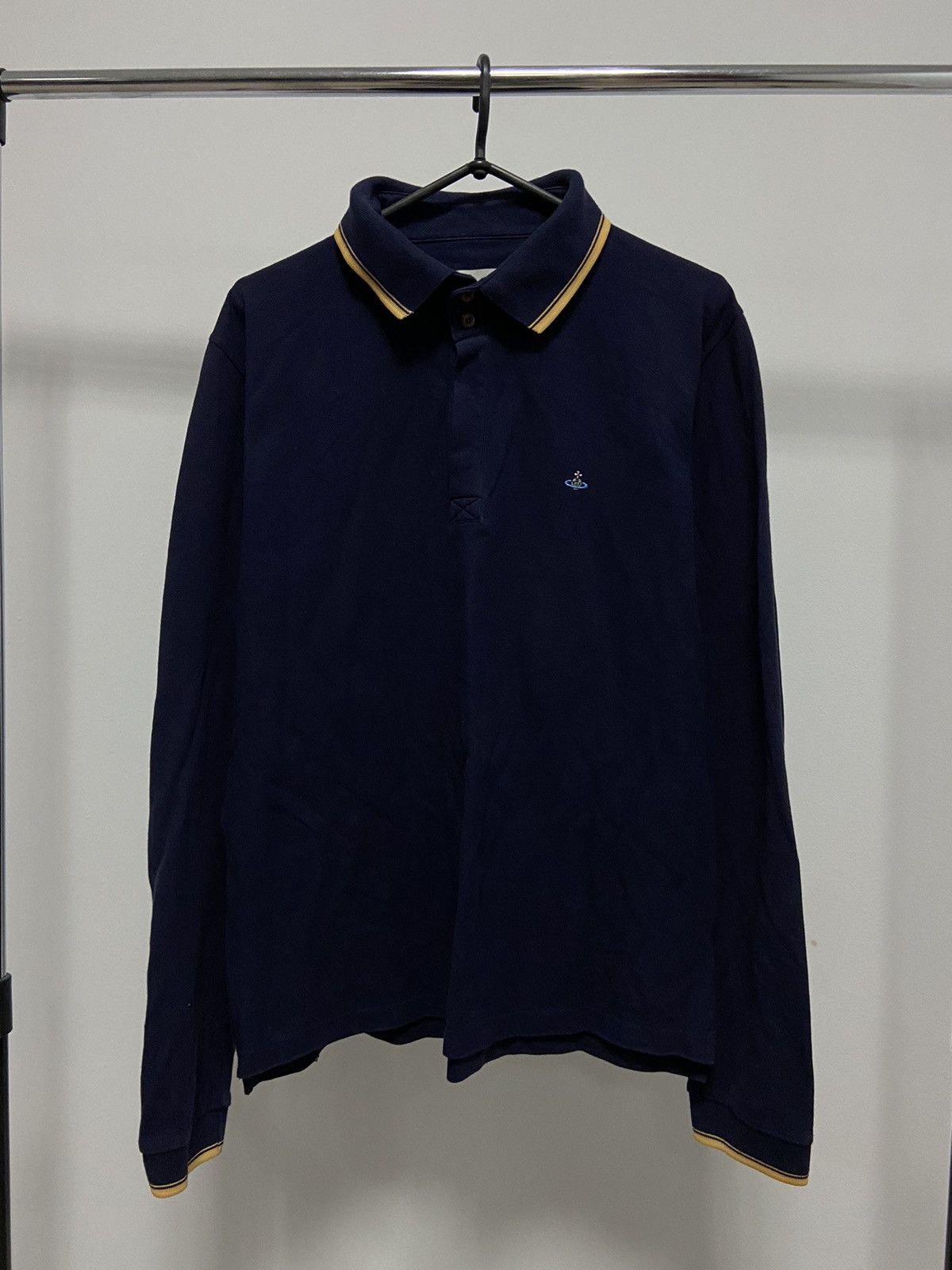 Vintage × Vivienne Westwood Vivienne Westwood Longsleeve Vintage Small Orb Logo Luxury Size US XL / EU 56 / 4 - 1 Thumbnail