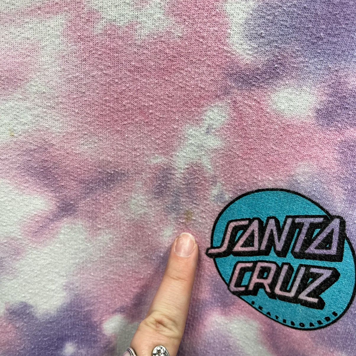 Santa Cruz Skateboards Vintage Y2K Santa Cruz Tie Dye Unisex Hoodie Large L Size US L / EU 52-54 / 3 - 6 Thumbnail