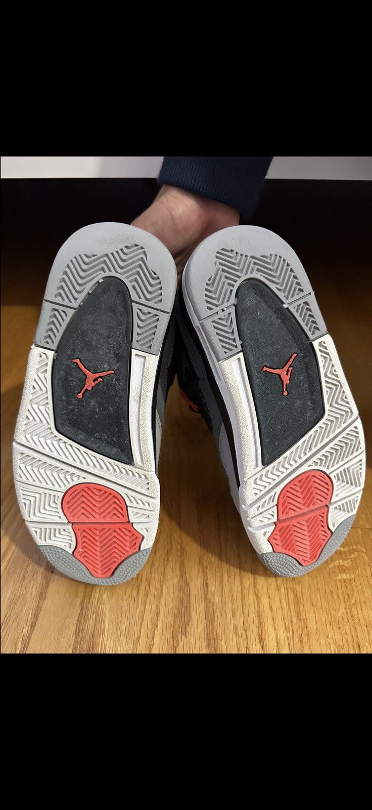 Jordan Brand Air Jordan 4 Retro Infrared Size US 4 / IT 34 - 5 Thumbnail