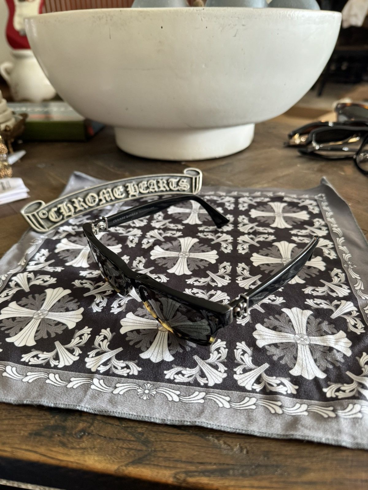Chrome Hearts Chrome Hearts ‘Gittin Any?’ Sunglasses Size ONE SIZE - 1 Thumbnail
