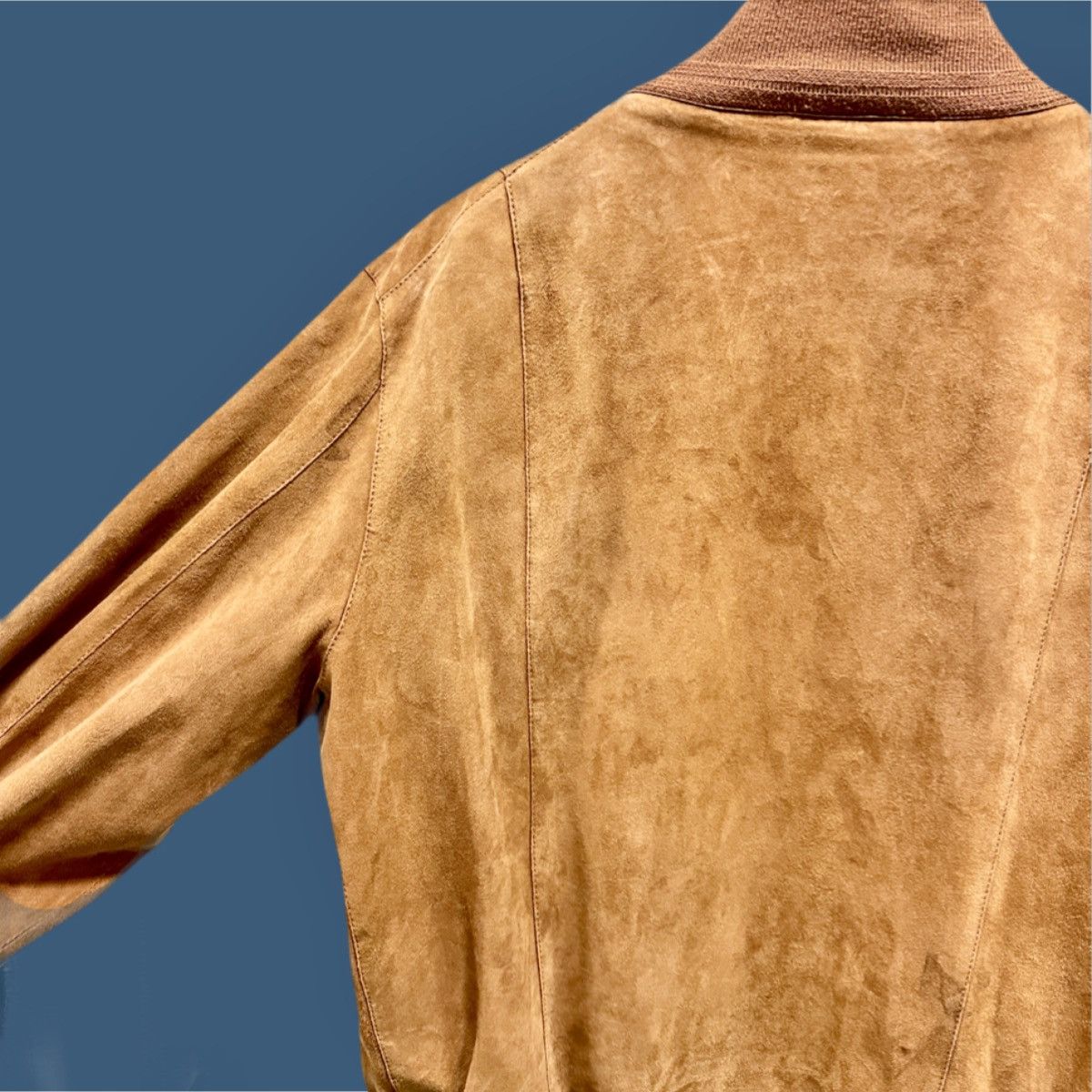 Grifoni Grifoni Men’s Suede Jacket | Size 52 (L/XL) | Made in Italy Size US L / EU 52-54 / 3 - 6 Thumbnail