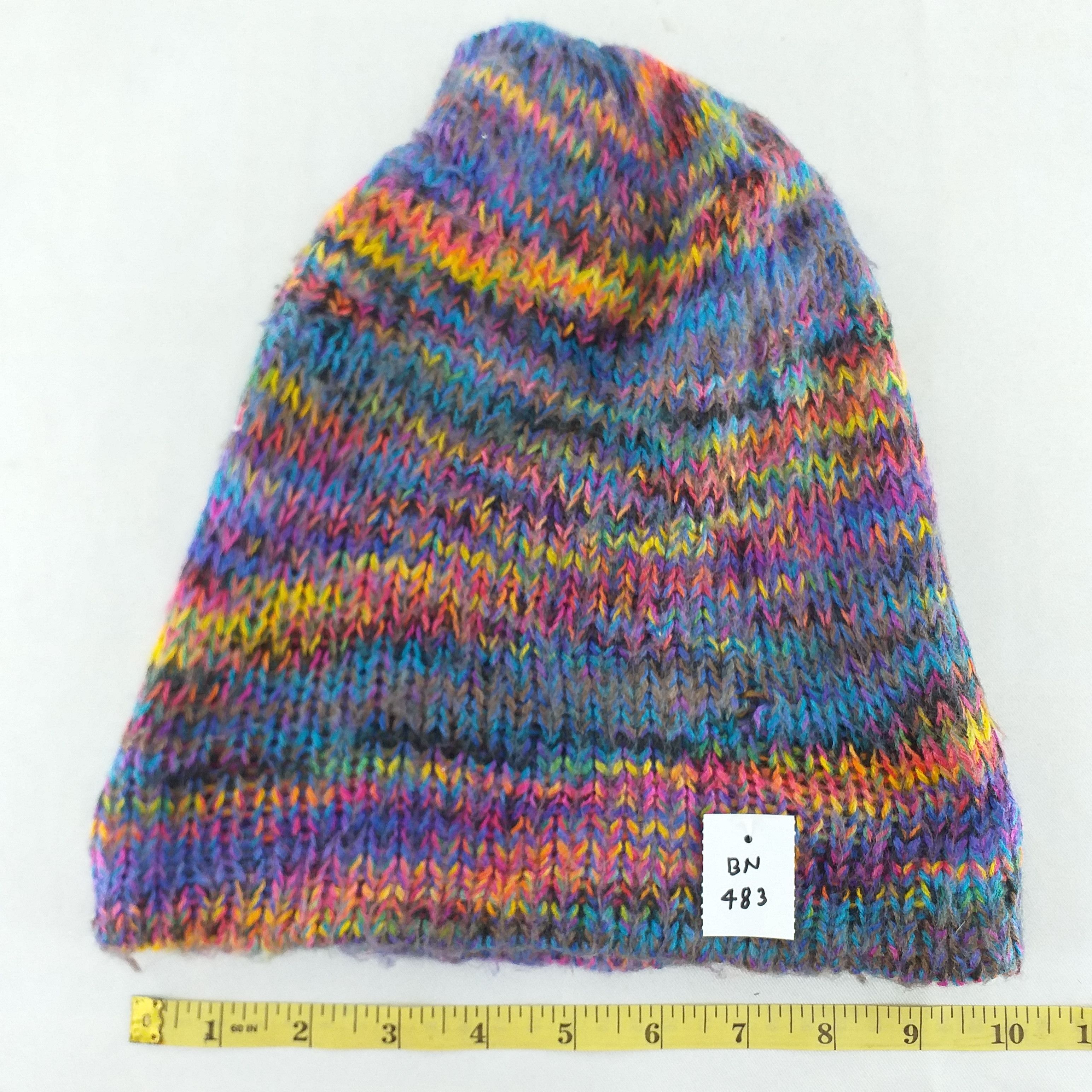 Japanese Brand Colorful Plain Snow Cap Hat Beanie -BN483 Size ONE SIZE - 3 Thumbnail