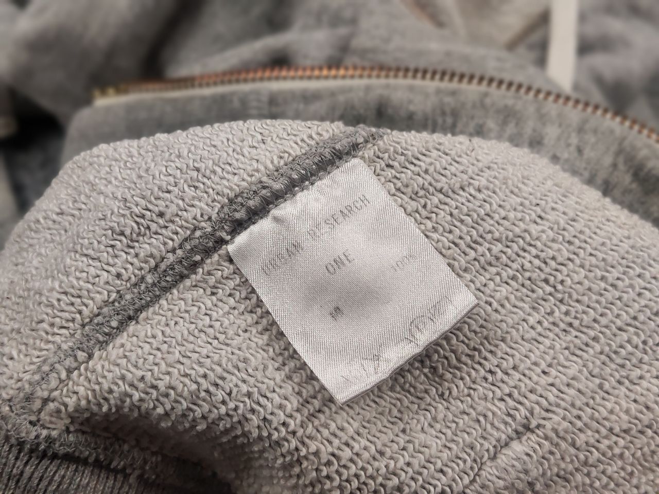 URBAN RESEARCH DOORS Urban Research Doors Vintage Japan Zip blank Gray Hoodie Size US S / EU 44-46 / 1 - 15 Thumbnail