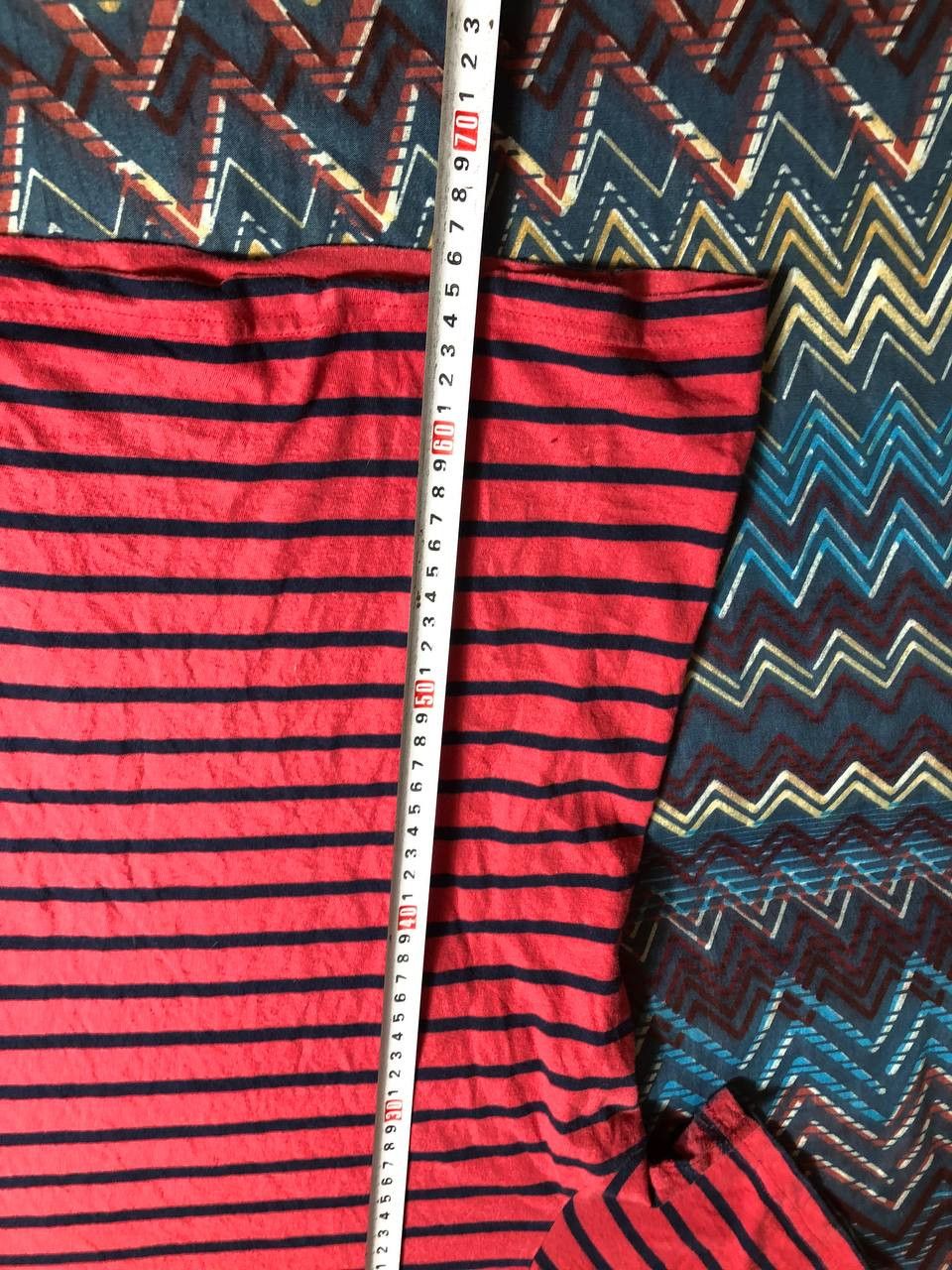 Polo Ralph Lauren × Vintage Vintage 90s Polo Ralph Lauren Cookie Multi Colour Stripe Tee Size US L / EU 52-54 / 3 - 11 Thumbnail