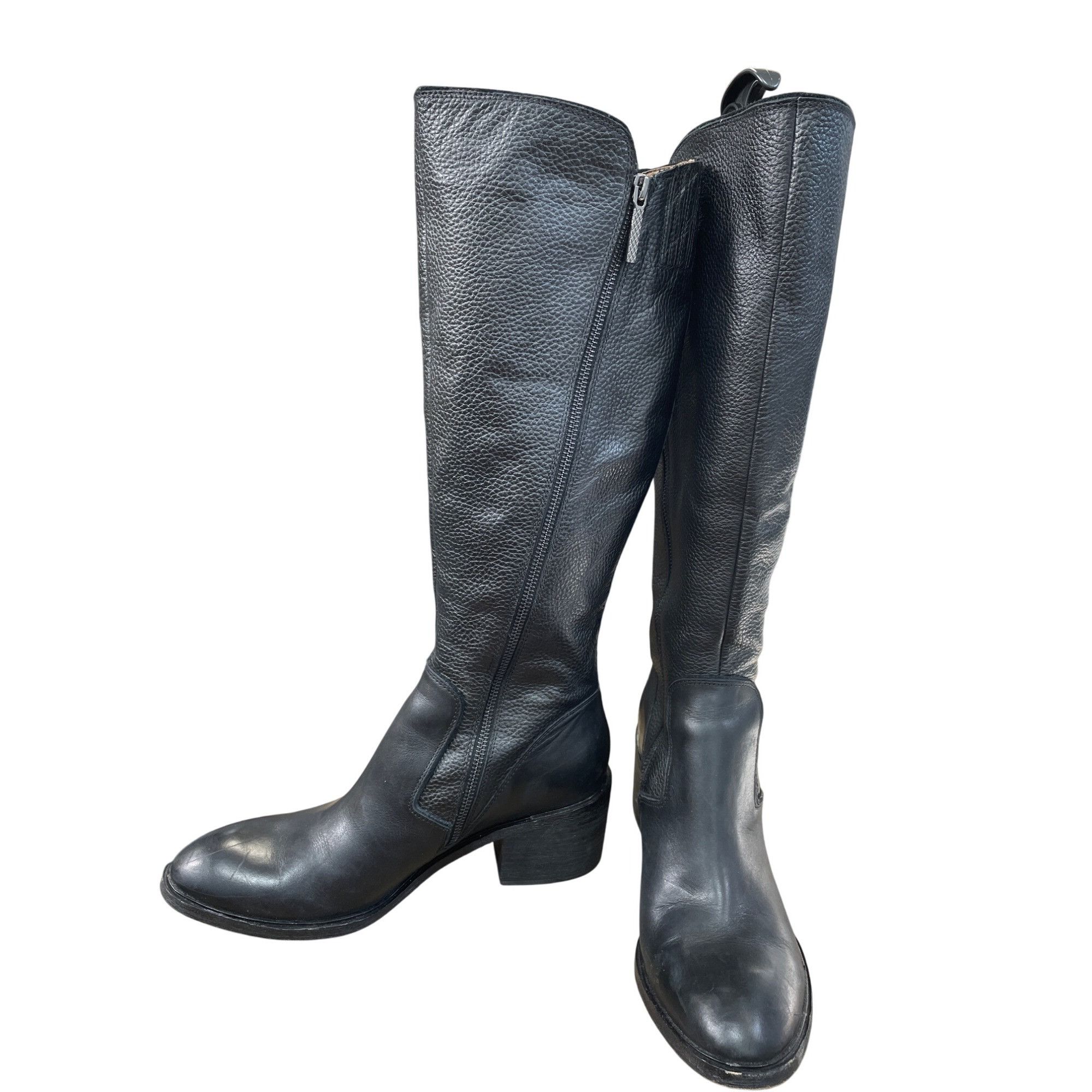 Donald Pliner Donald J Pliner Womens Black Leather Knee-High Boots Size 10 Size US 10 / IT 40 - 2 Thumbnail