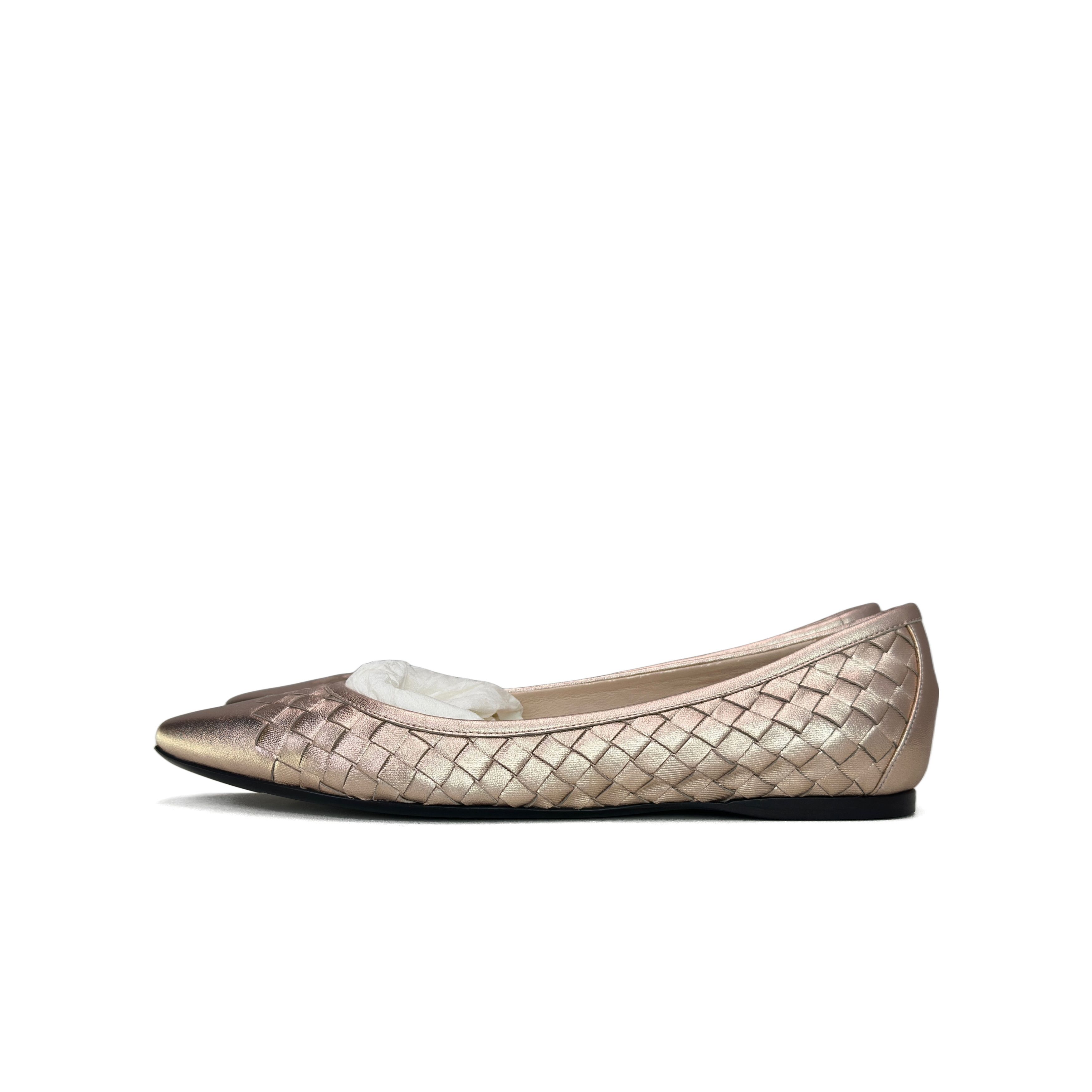 Bottega Veneta Bottega Veneta Woven Leather Flats Size 38 Size US 8 / IT 38 - 1 Thumbnail