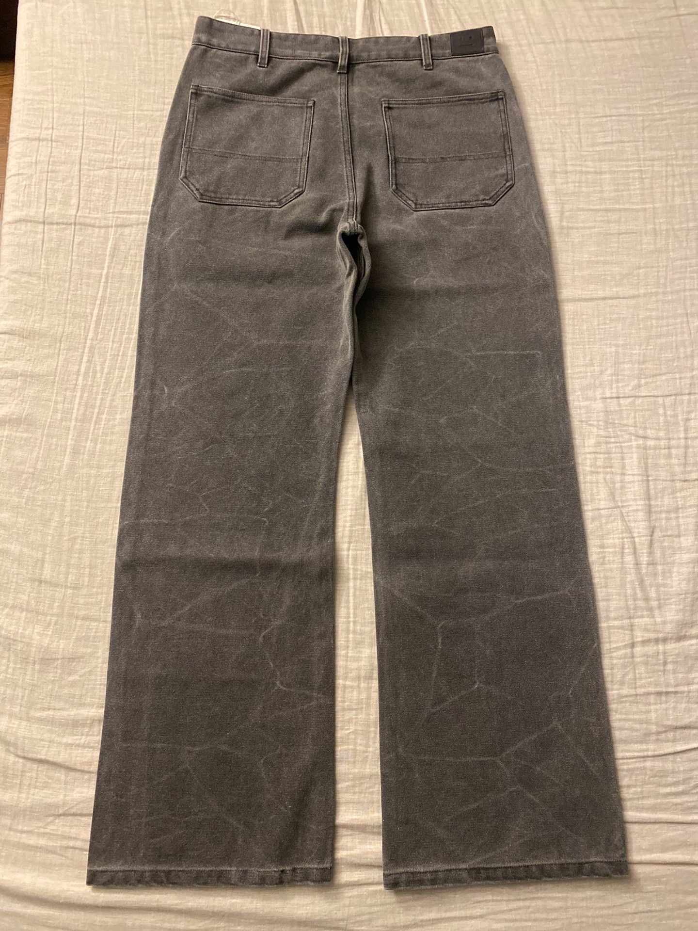 Acne Studios Acne studios Gray water wavy jeans Nextarrow-2412 Size US 32 / EU 48 - 2 Thumbnail