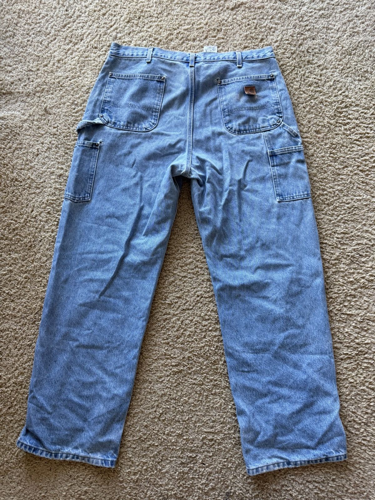 Carhartt Used vintage 38 x 32 Vintage Carhartt Double Knee Jeans Size US 38 / EU 54 - 2 Thumbnail