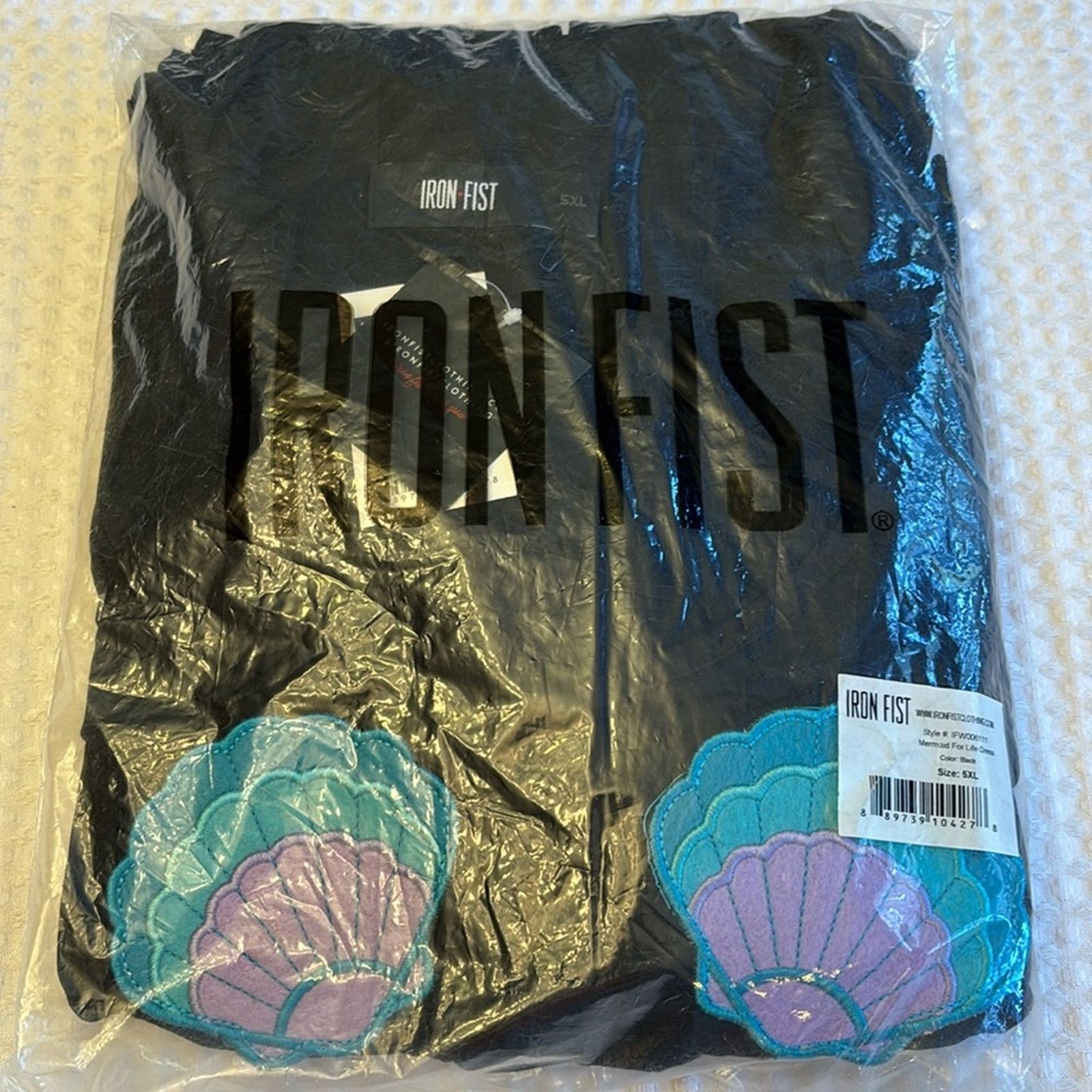 Iron Fist NEW! Iron Fist 5X Mermaid For Life Sheer Black Midi Dress 5X Size 4XL / US 24-26 - 3 Thumbnail