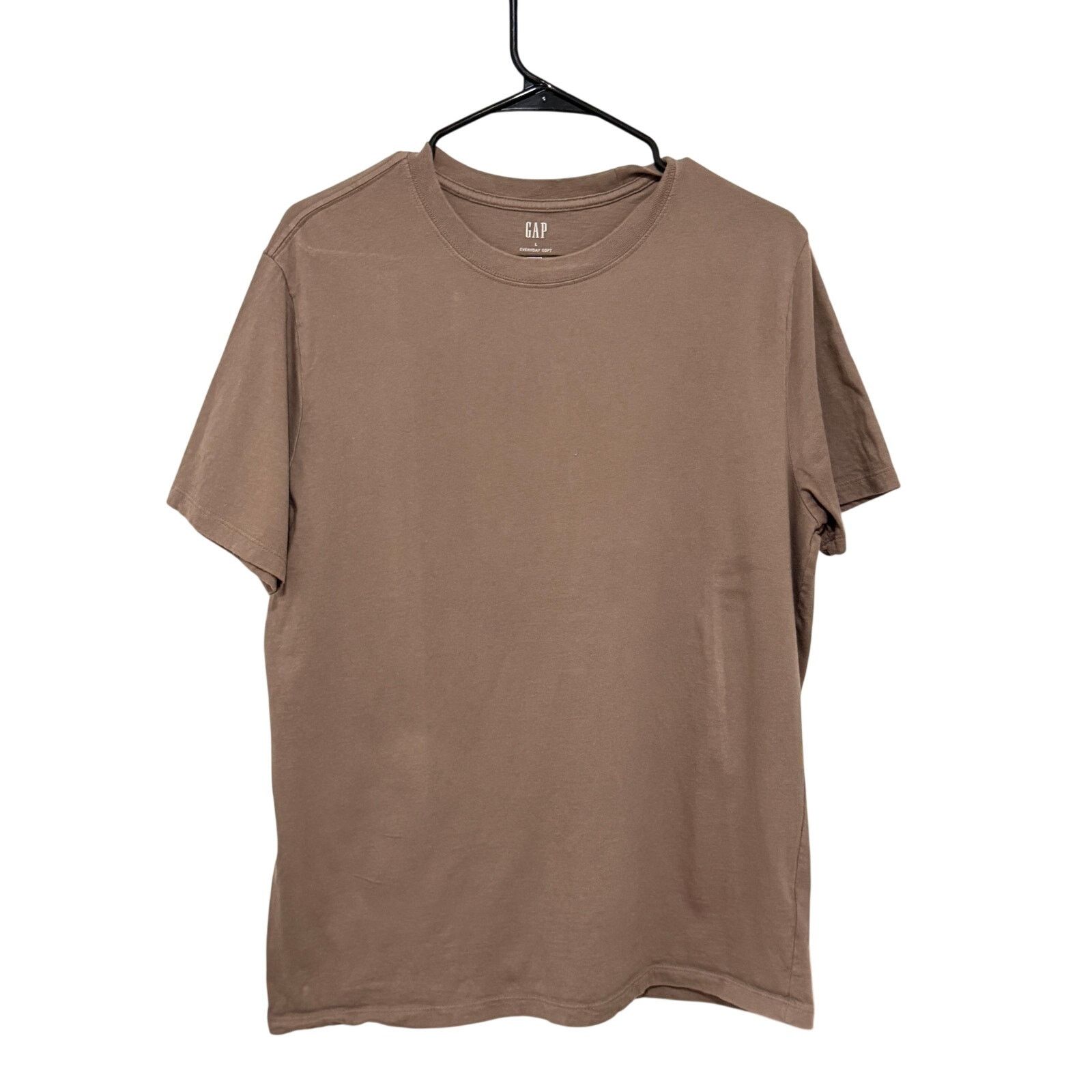 Gap Brown Everyday Soft Short Sleeve Crew Neck Cotton T-Shirt Size US L / EU 52-54 / 3 - 5 Thumbnail