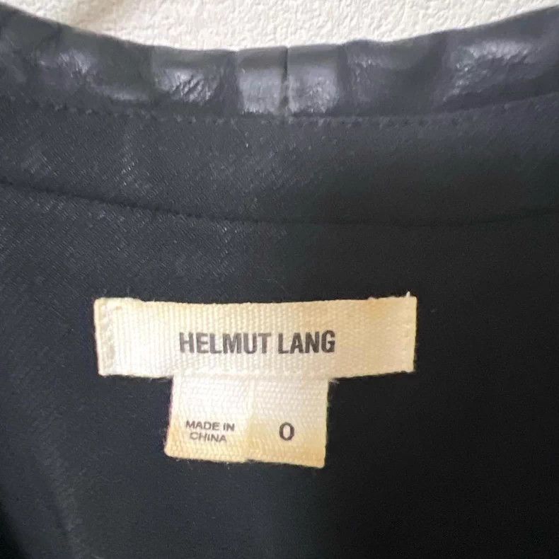 Helmut Lang HELMUT LANG size0 Leather patch vest Size M / US 6-8 / IT 42-44 - 2 Thumbnail