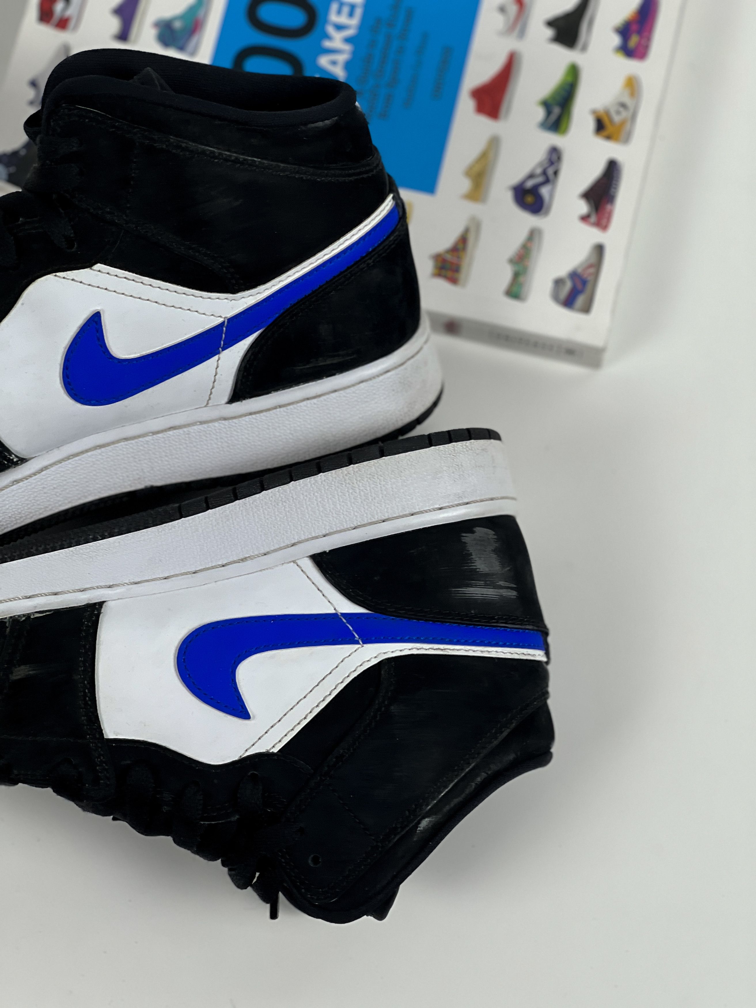 Jordan Brand Air Jordan 1 Mid GS 'Black Racer Blue' '554725-084' Size US 7 / EU 40 - 10 Thumbnail