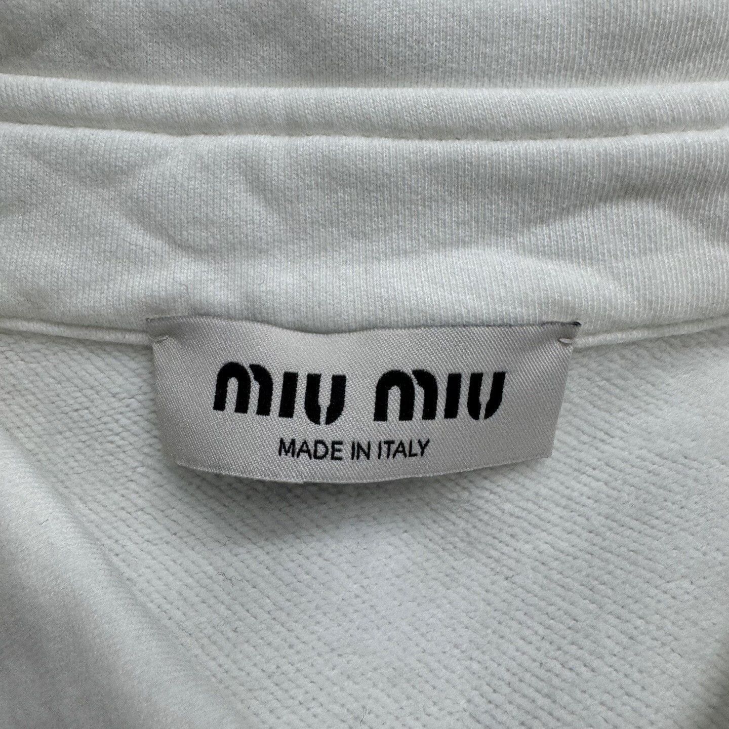 Miu Miu miumiu embroidered vintage sweatshirt. Size XS / US 0-2 / IT 36-38 - 3 Thumbnail