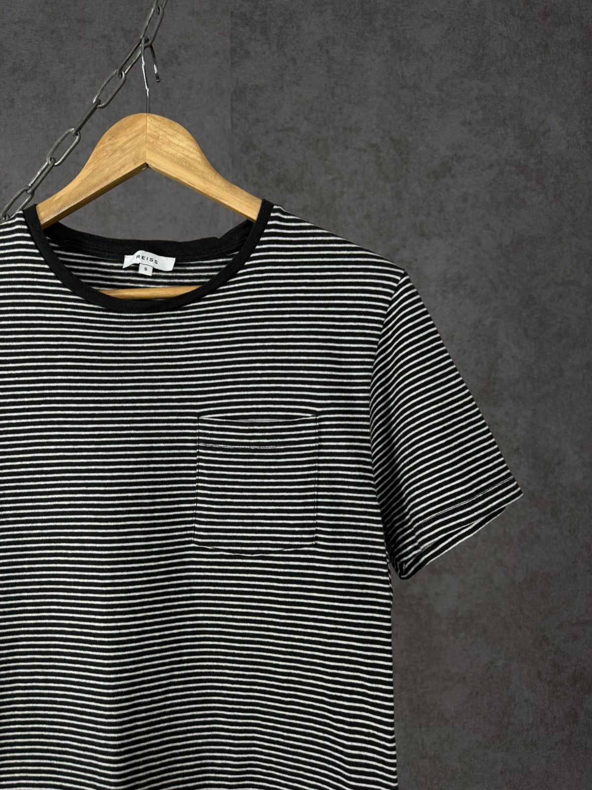 Reiss Reiss designer striped pocket tee Size US S / EU 44-46 / 1 - 2 Thumbnail