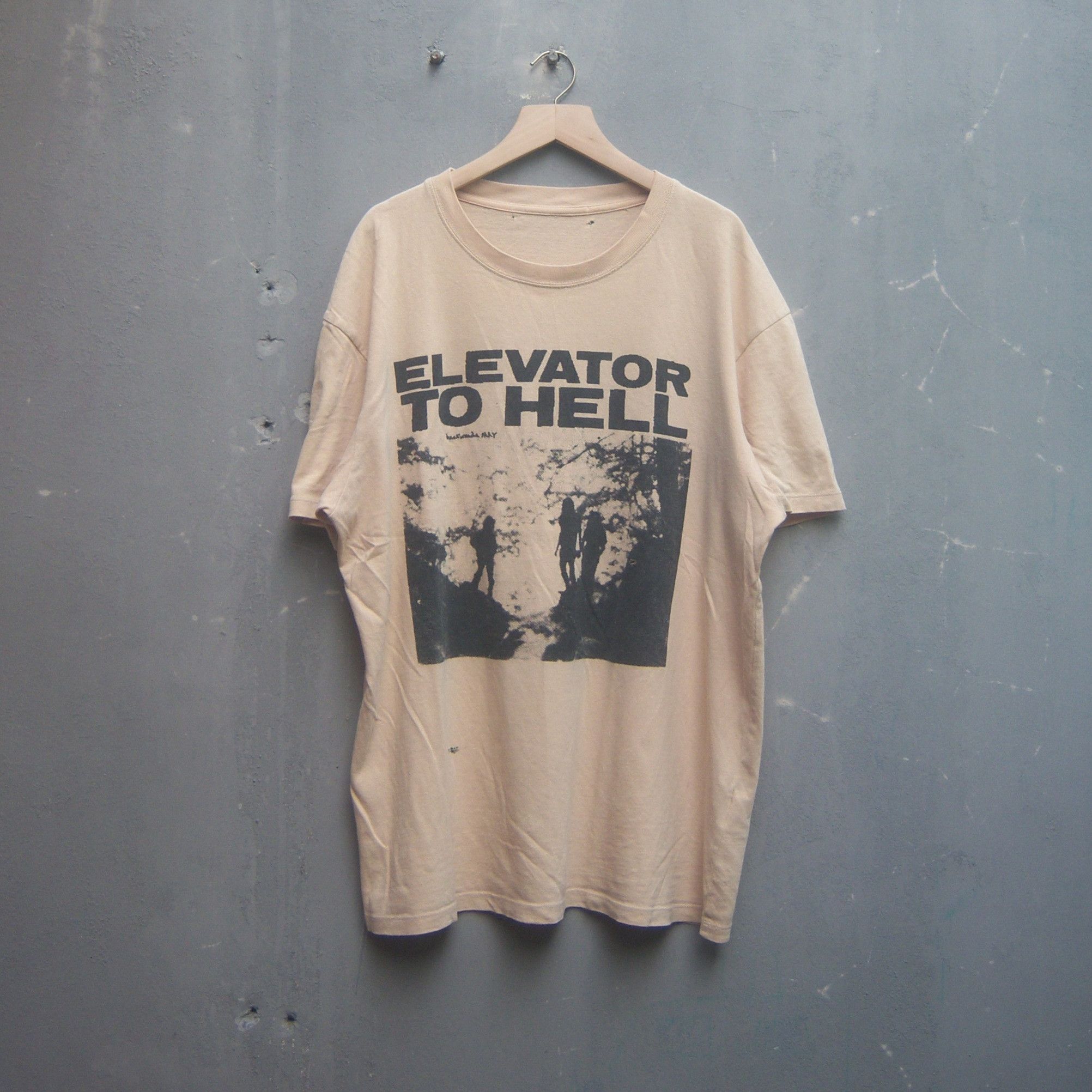 Band Tees Elevator To Hell From Ep Backwards May T Shirt Size US XL / EU 56 / 4 - 1 Thumbnail