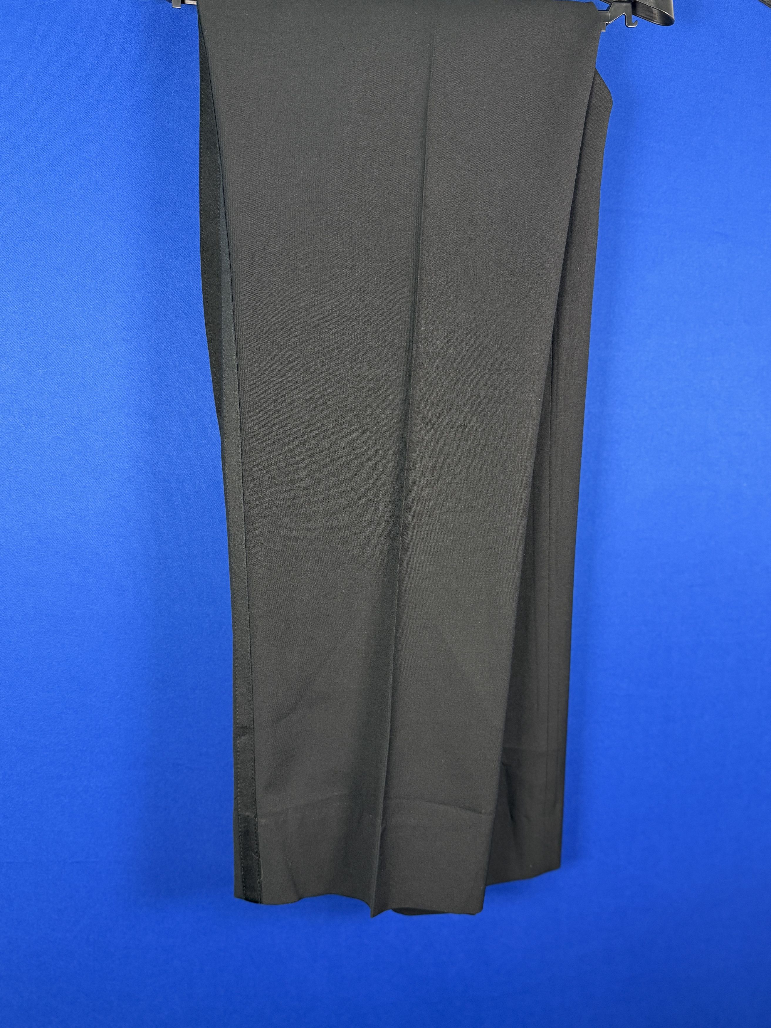Lubiam Lubiam Made in Italy Black Wool Tuxedo Suit Black Men's 40R Size 40R - 2 Thumbnail