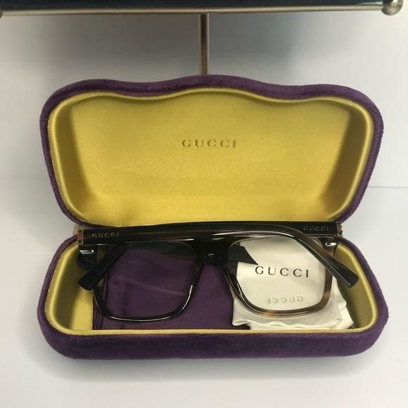 Gucci New Authentic GUCCI GG0452O 004 Oversized Eyeglasses Size ONE SIZE - 2 Thumbnail