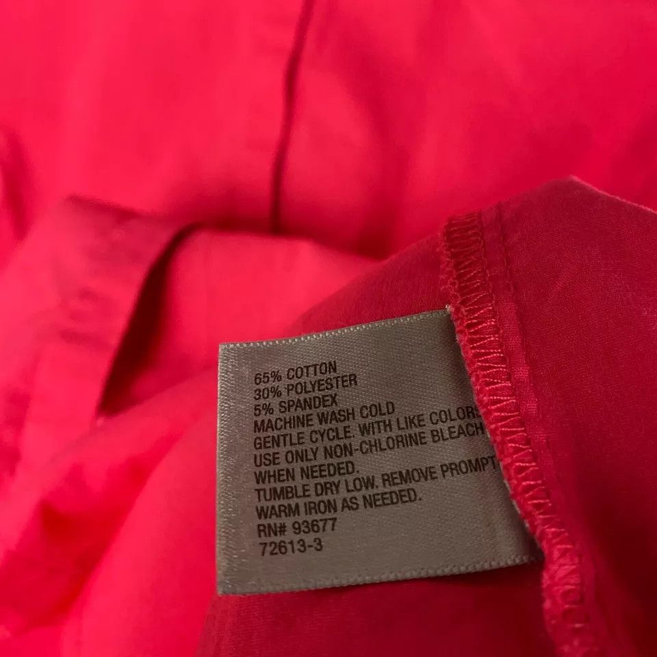 Worthington Worthington Button Up Top Women's Medium Pink Cotton M Size M / US 6-8 / IT 42-44 - 6 Thumbnail