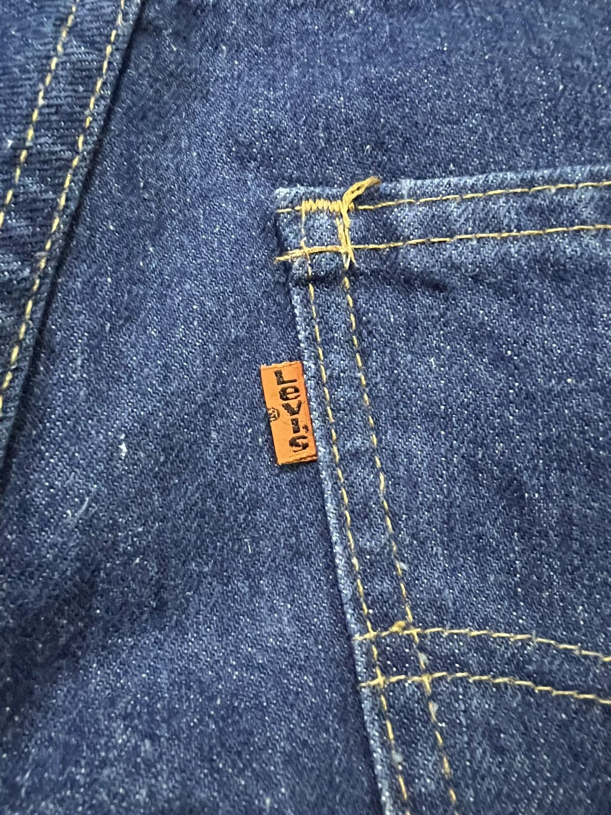 Levi's × Levi's Made & Crafted × Levi's Vintage Clothing FLARE💥VINTAGE 80’s LEVIS 517 ORANGE TAG BUTTON #8 Size US 28 / EU 44 - 8 Thumbnail