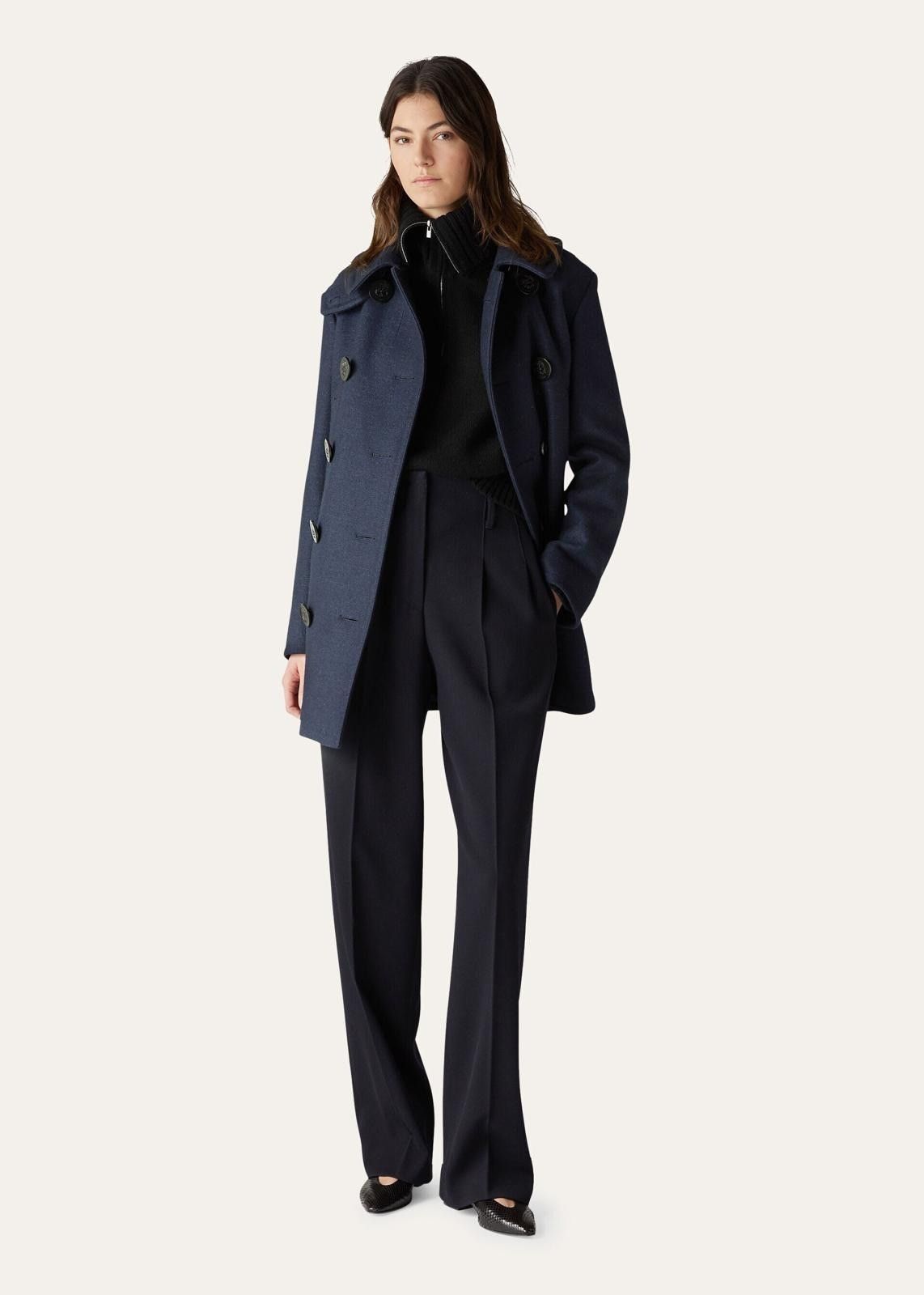 Loro Piana o1srvl11e0924 Condor Double-breast Wool Jacket in Navy Blue Size M / US 6-8 / IT 42-44 - 4 Thumbnail