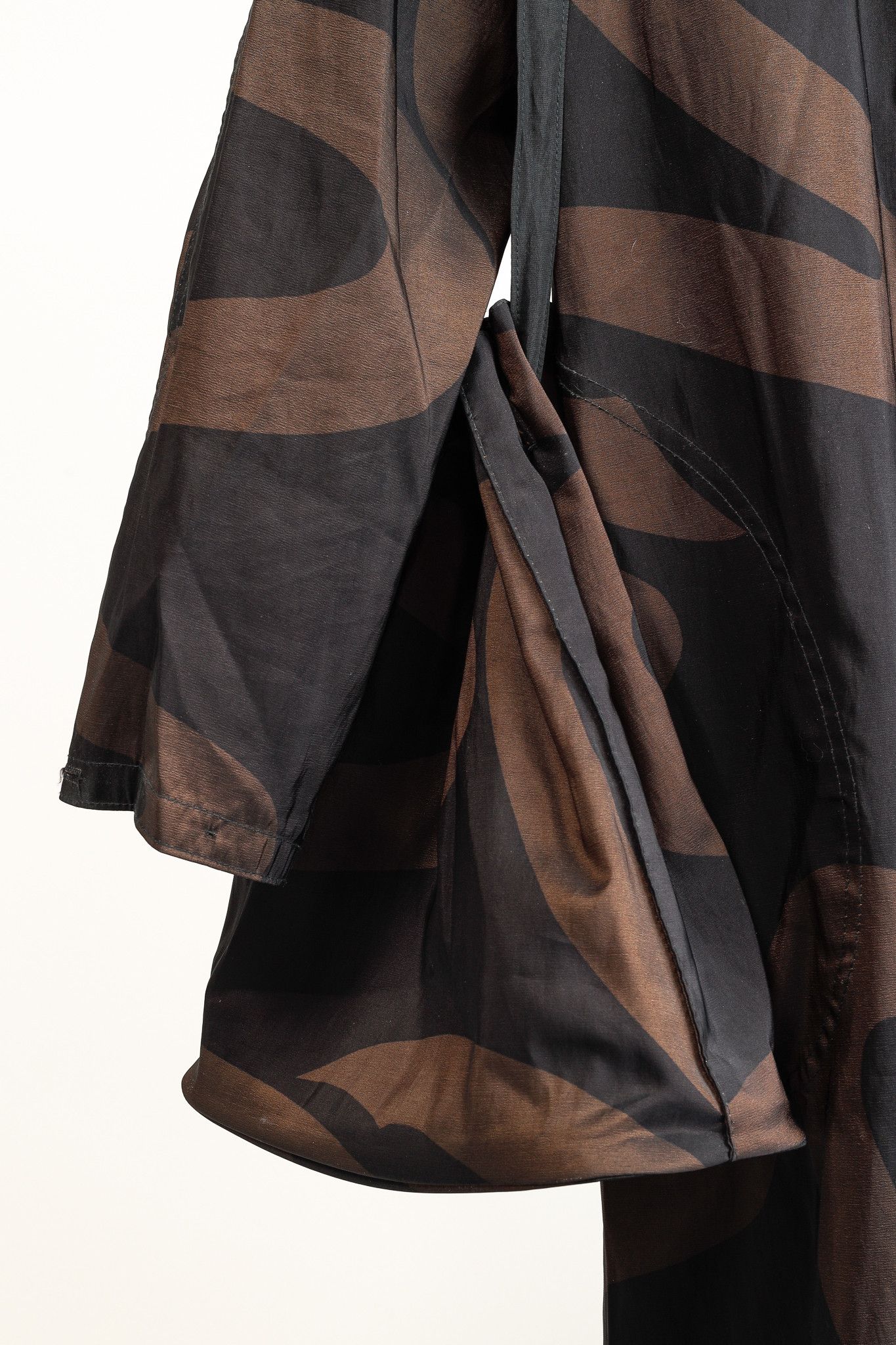 Other Mycra Pac Donatella Wavy-Print Reversible Long Raincoat Size XL / US 12-14 / IT 48-50 - 16 Thumbnail