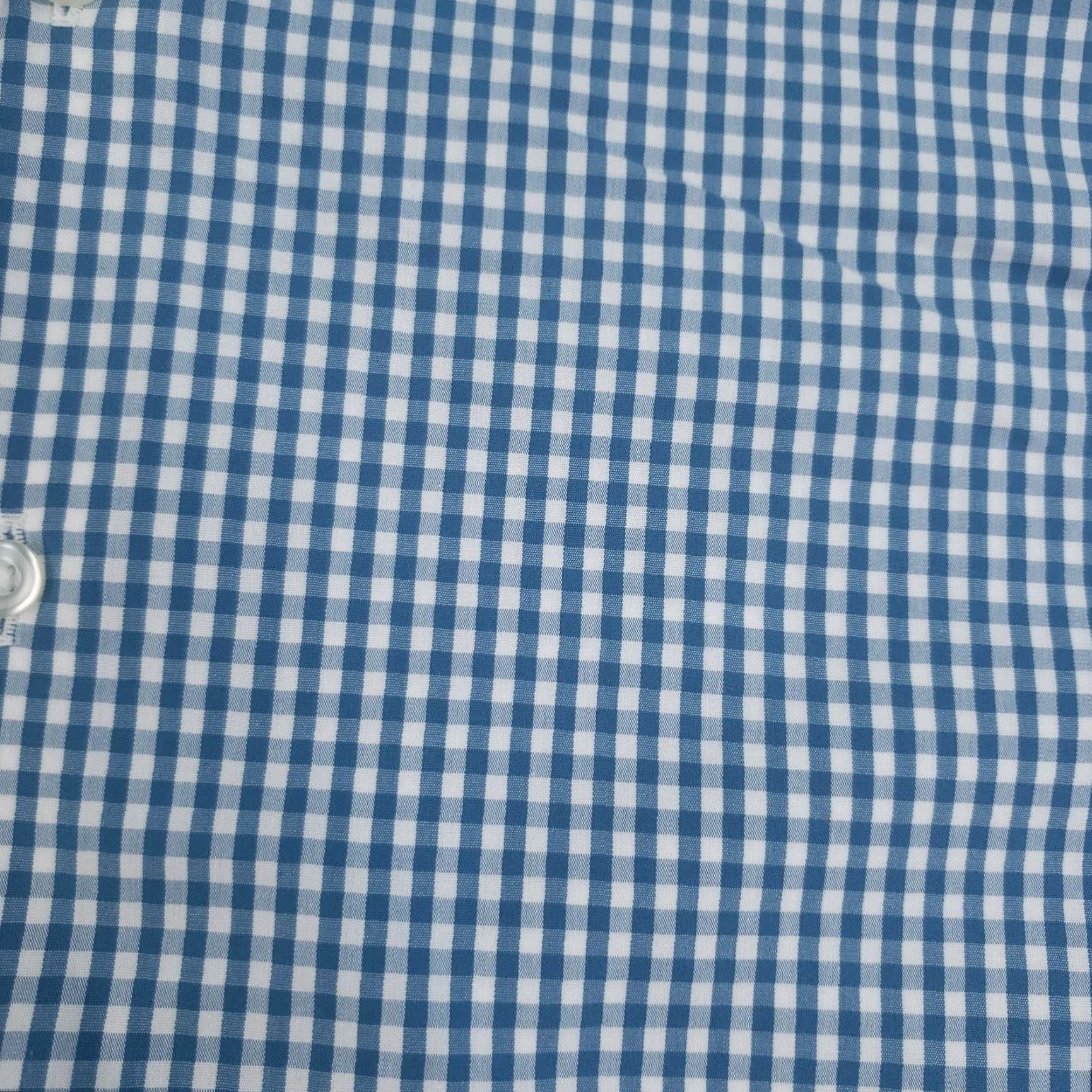 UNTUCKit UNTUCKit Plaid Button-Up Shirt Mens XL Blue Long Sleeve Wrinkle-Free Casual Size US XL / EU 56 / 4 - 6 Thumbnail