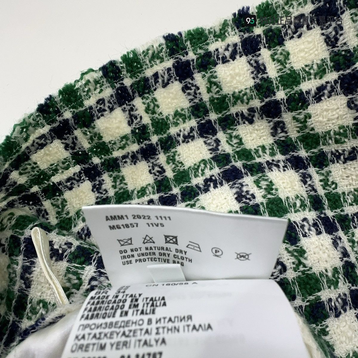 Miu Miu Miu Miu FW22 checked tweed miniskirt Size 25" / US 0 / IT 36 - 3 Thumbnail