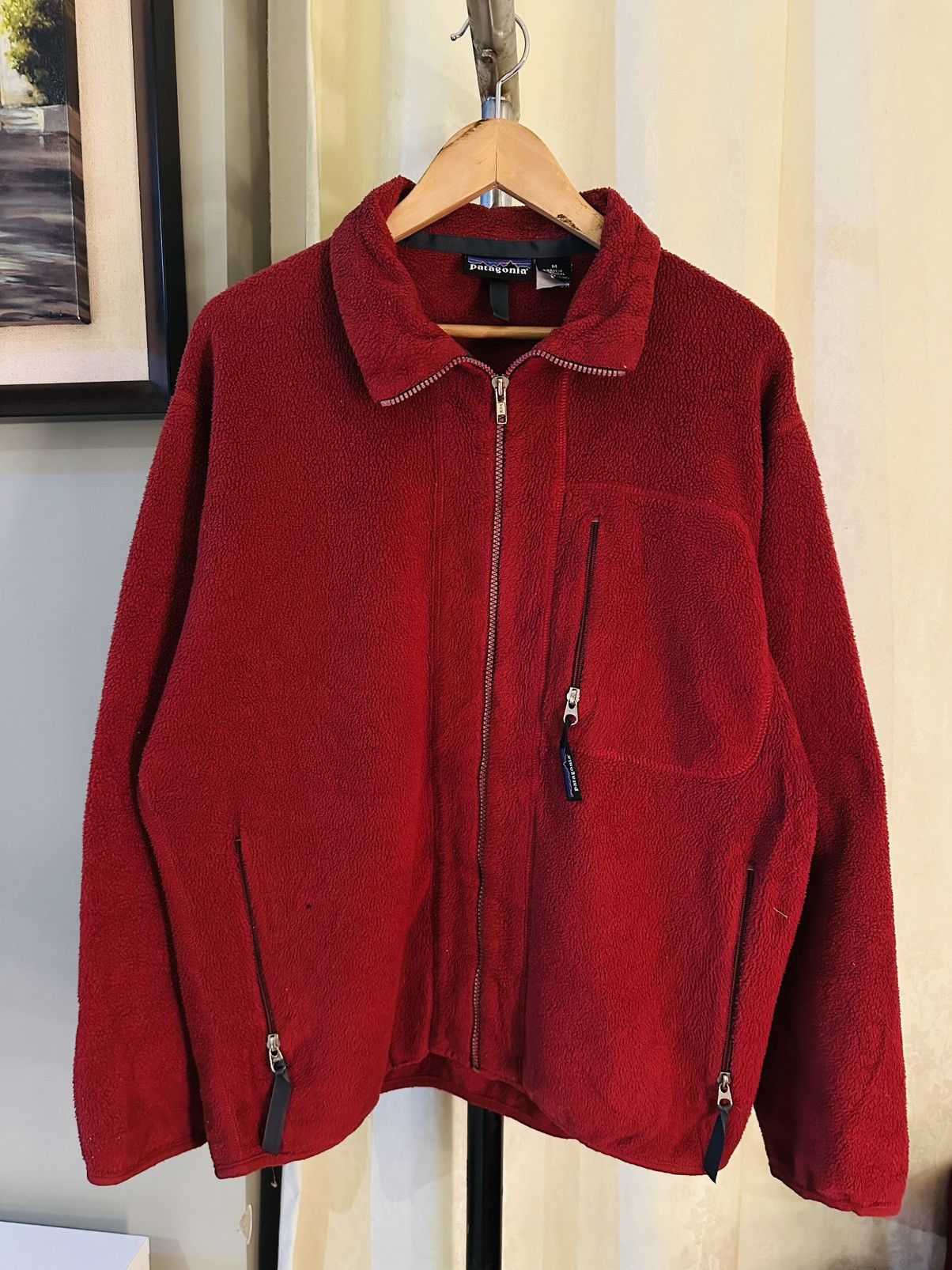 Patagonia Vintage 90s Patagonia Fleece Zipper Jacket Size US M / EU 48-50 / 2 - 1 Thumbnail