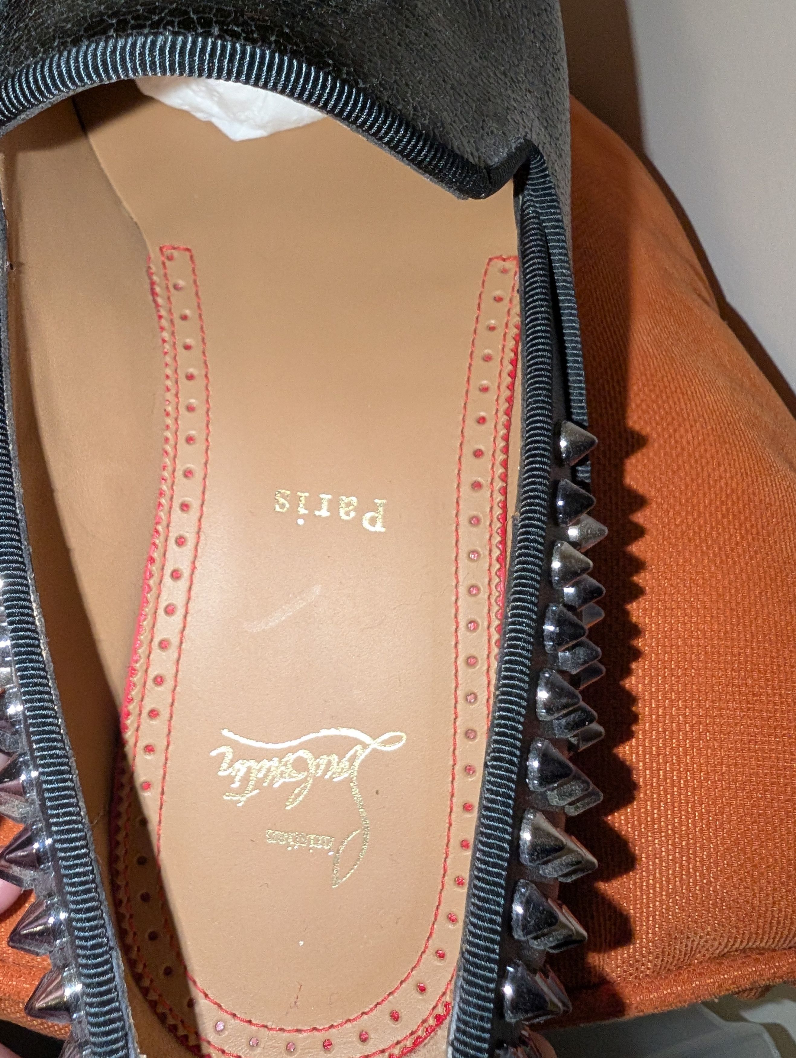 Christian Louboutin Christian Louboutin Tassilo Spike Studded Leather Loufer Size US 9 / EU 42 - 6 Thumbnail