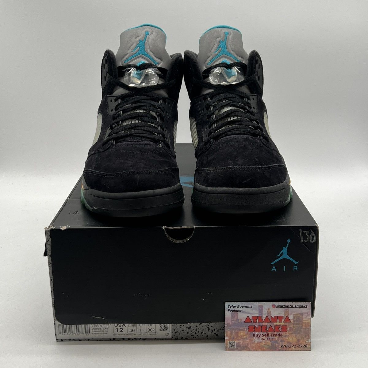 Jordan Brand Air Jordan 5 Aqua Size US 12 / EU 45 - 2 Thumbnail