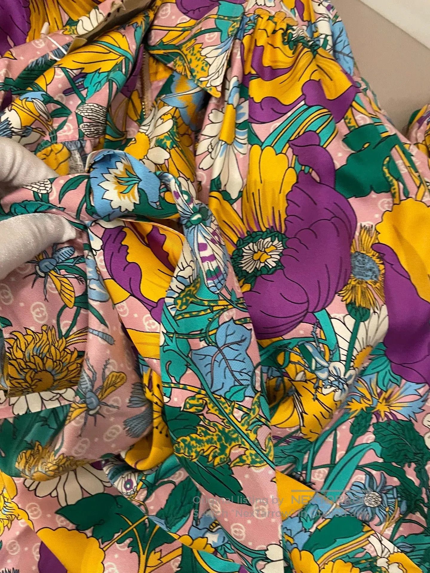 Gucci Gucci Women's Floral Dress. Size M / US 6-8 / IT 42-44 - 6 Thumbnail