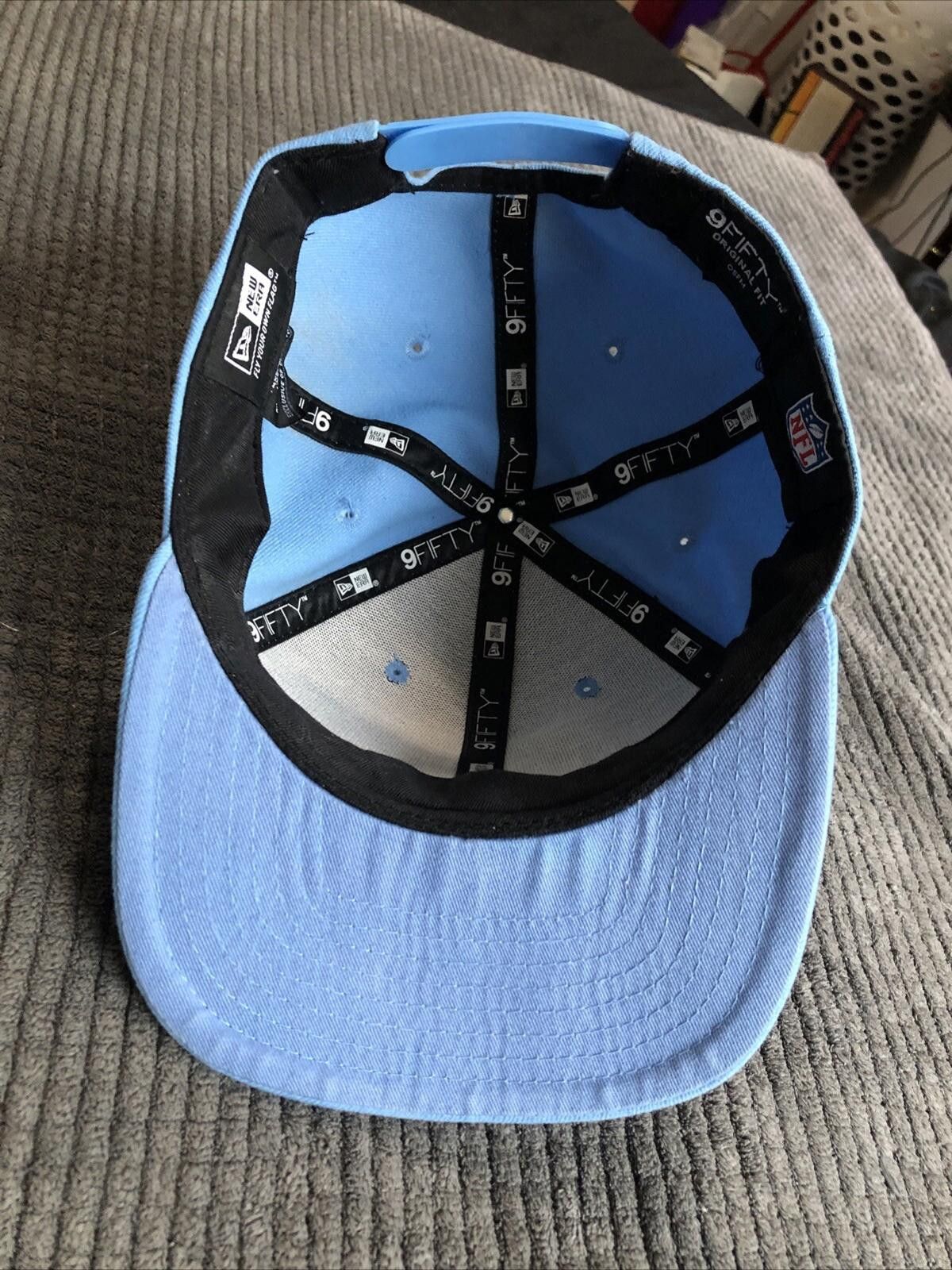 New Era Cincinnati Bengals Blue New Era 59Fifty Baseball Hat OSFA Size ONE SIZE - 6 Thumbnail
