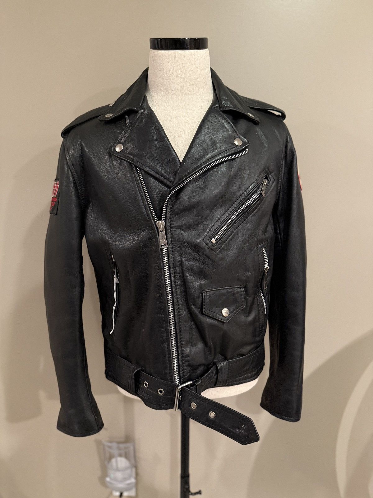 KISS KISS 1990 “Hot in The Shade” World Tour Promo Leather Jacket Size US L / EU 52-54 / 3 - 1 Thumbnail