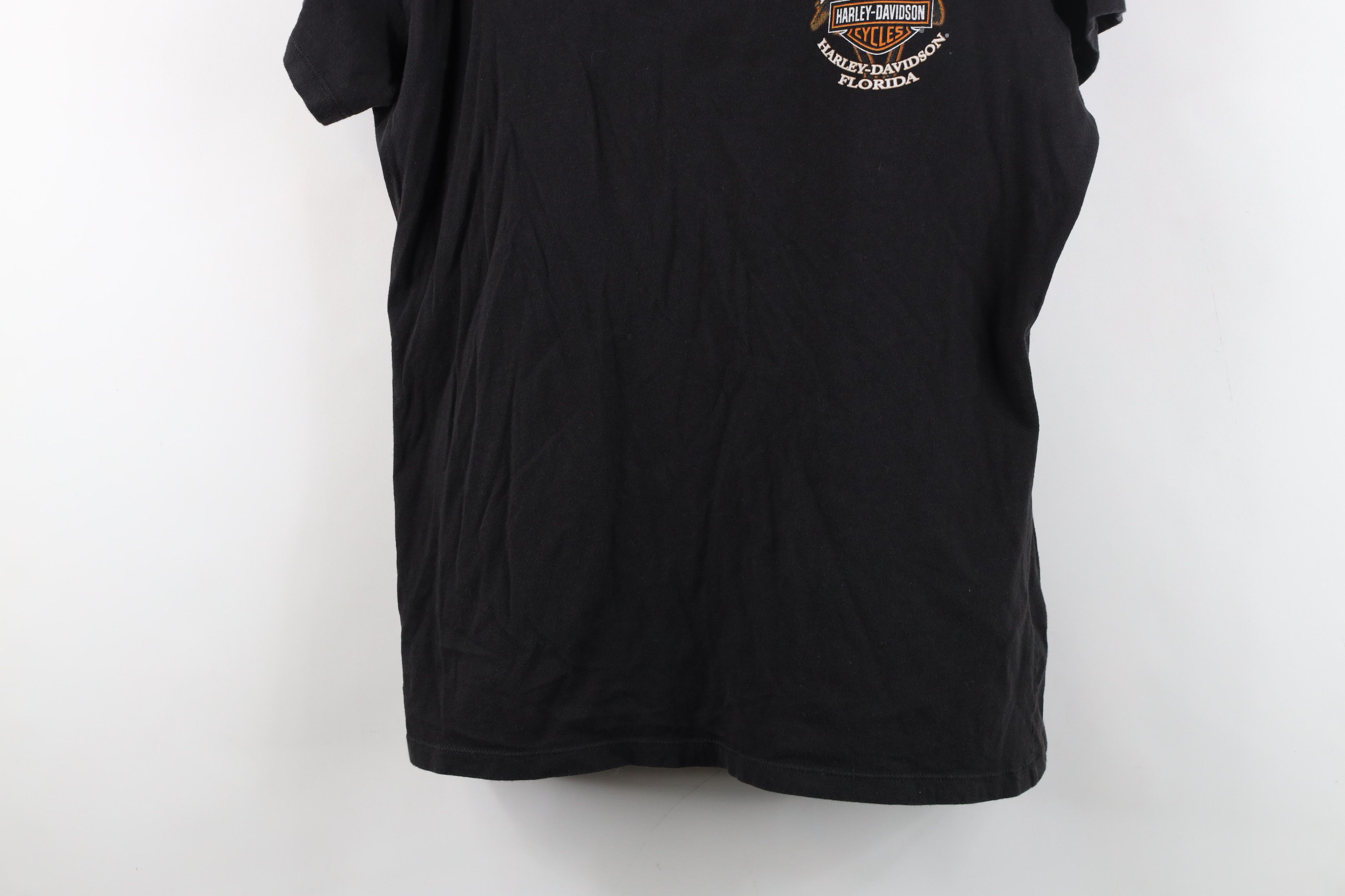 Harley Davidson Vintage Y2K Harley Davidson Spell Key West Florida T-Shirt Size XXL / US 16-18 / IT 52-54 - 3 Thumbnail