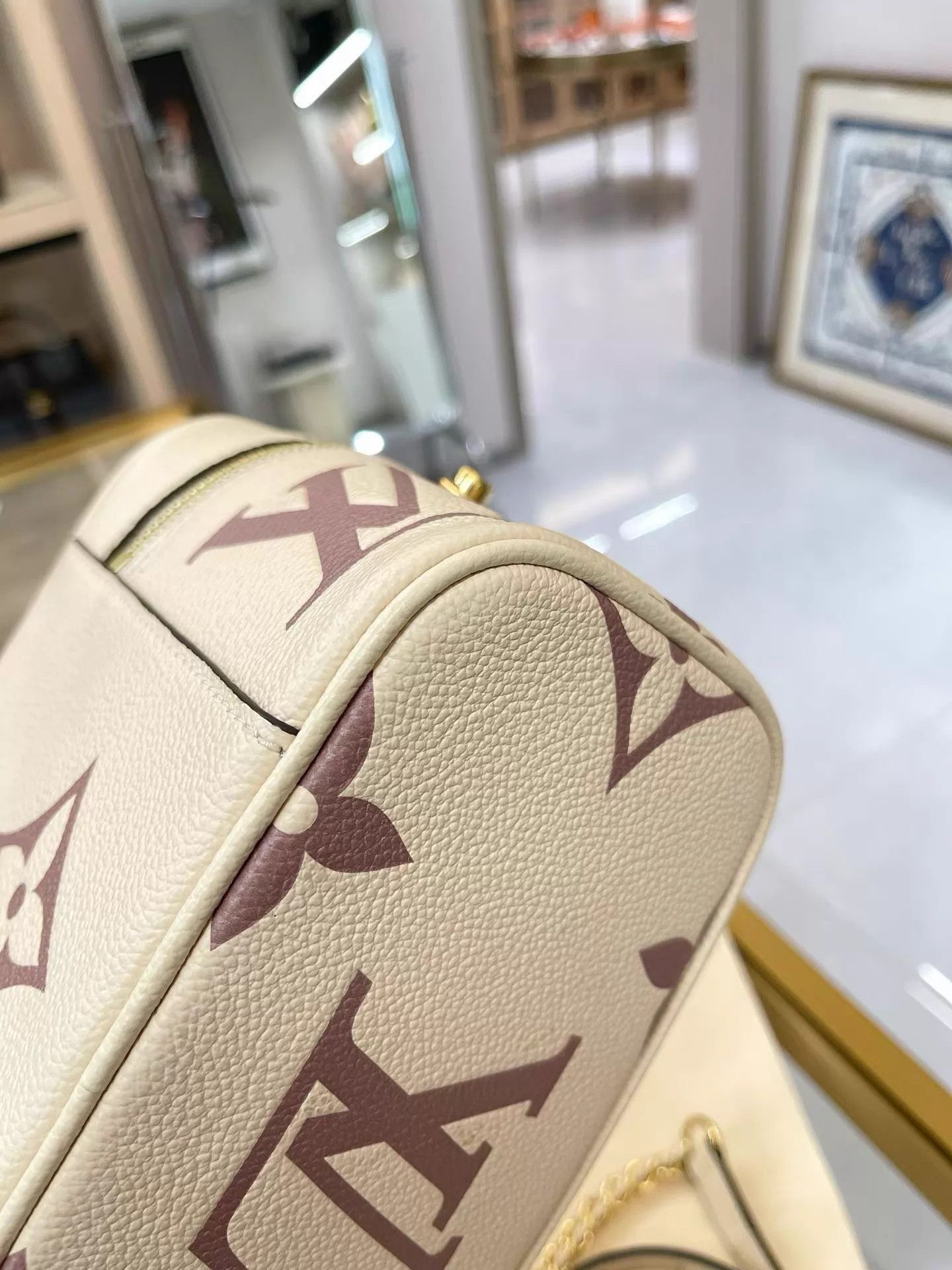 Louis Vuitton LV Vanity Cream White Leather Case Near Mint w/Dust Bag M940 Size ONE SIZE - 8 Thumbnail