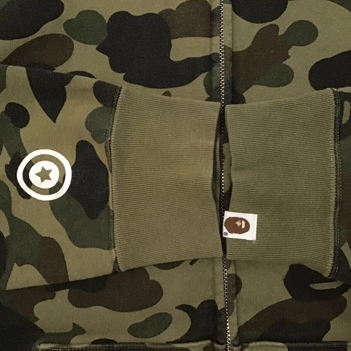 Bape BAPE 1st camo green shark full zip hoodie a bathing ape Size US XL / EU 56 / 4 - 6 Thumbnail