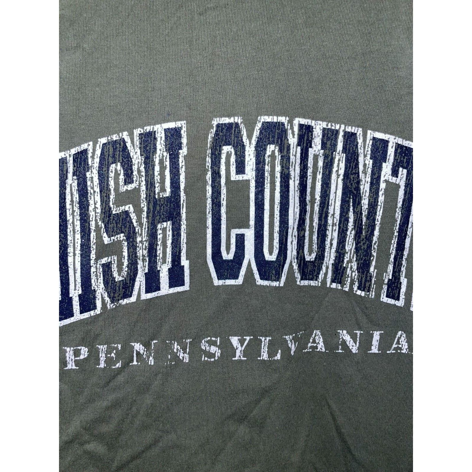 Anvil Vintage Amish Country Shirt Pennsylvania Green Tee VTG 90s M Size US M / EU 48-50 / 2 - 3 Thumbnail