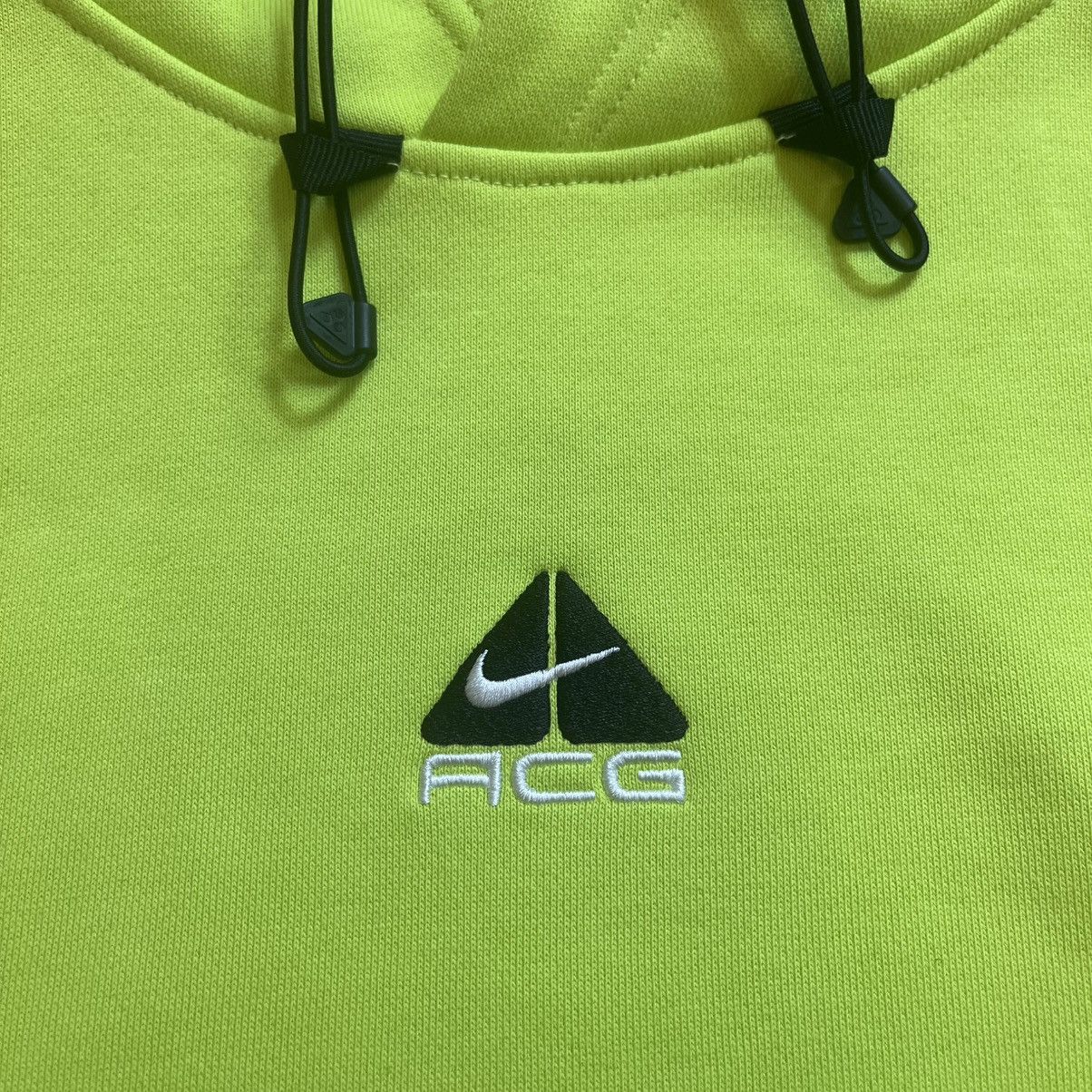 Nike ACG Nike ACG Therma Fit Neon Volt Large Hoodie Sweatshirt VNDS Size US L / EU 52-54 / 3 - 3 Thumbnail