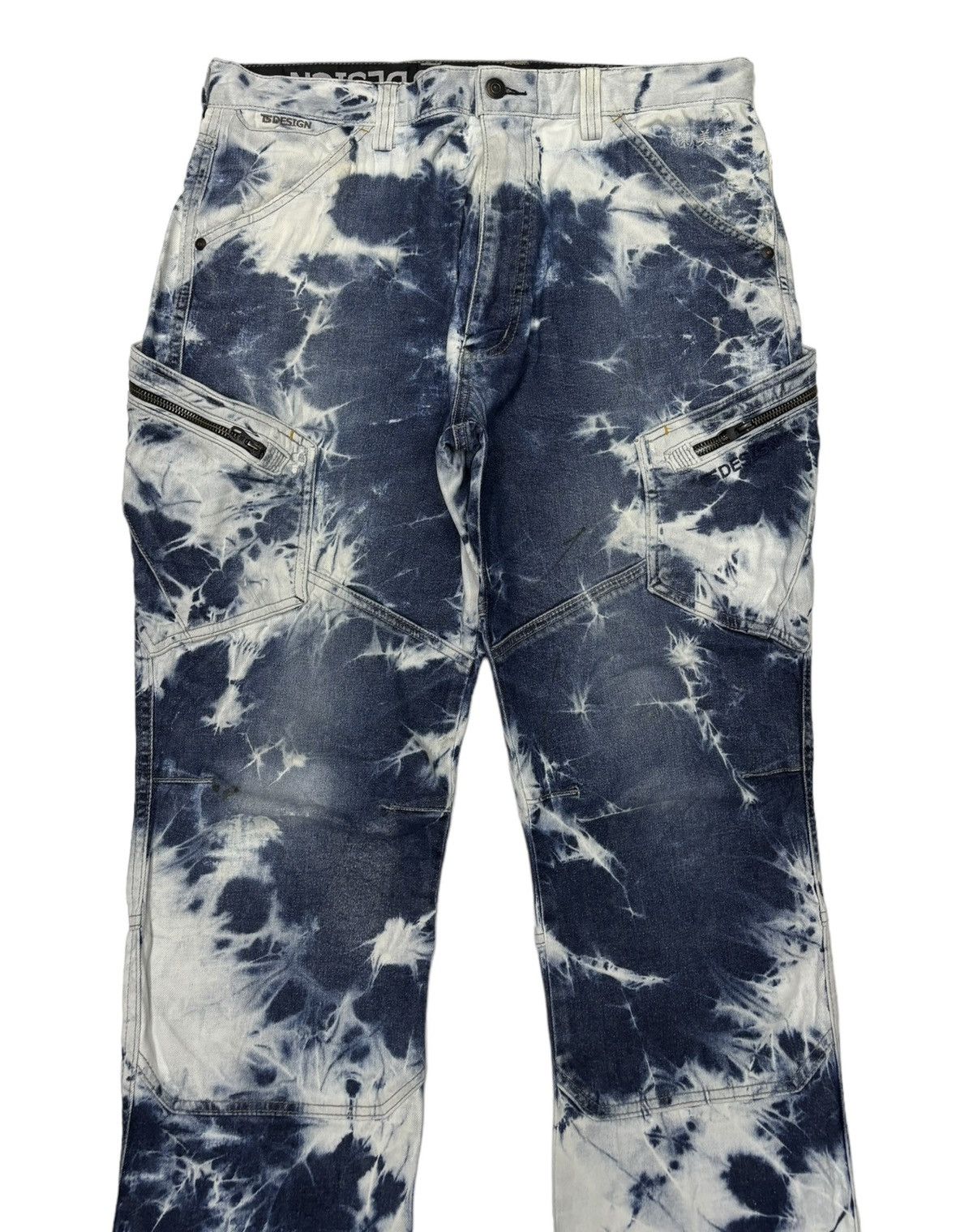 Beauty Beast BLEACH TS DESIGN MULTI POCKET CARGO PANTS Size US 34 / EU 50 - 5 Thumbnail