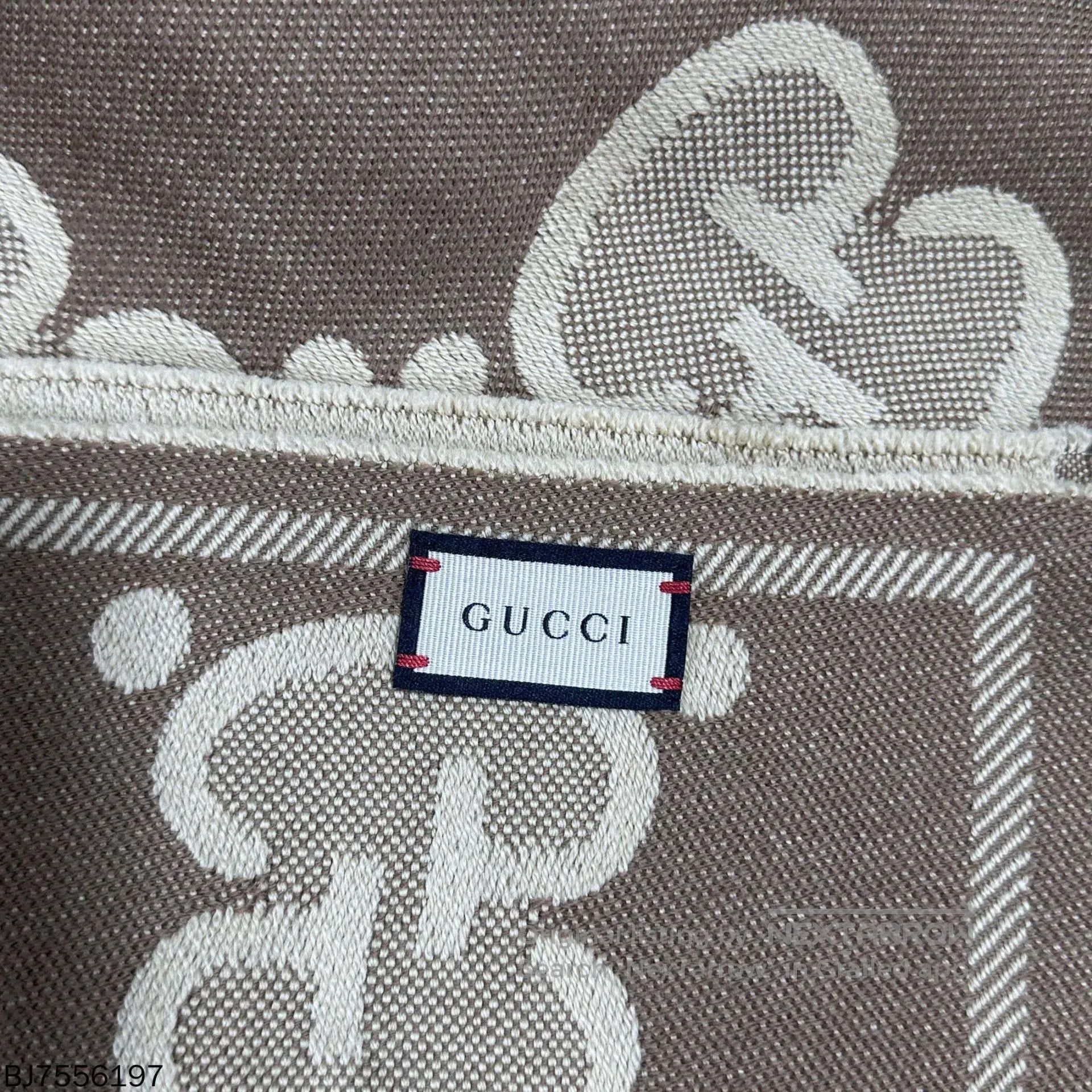 Gucci Gucci Monogram Wool Scarf. Size ONE SIZE - 5 Thumbnail