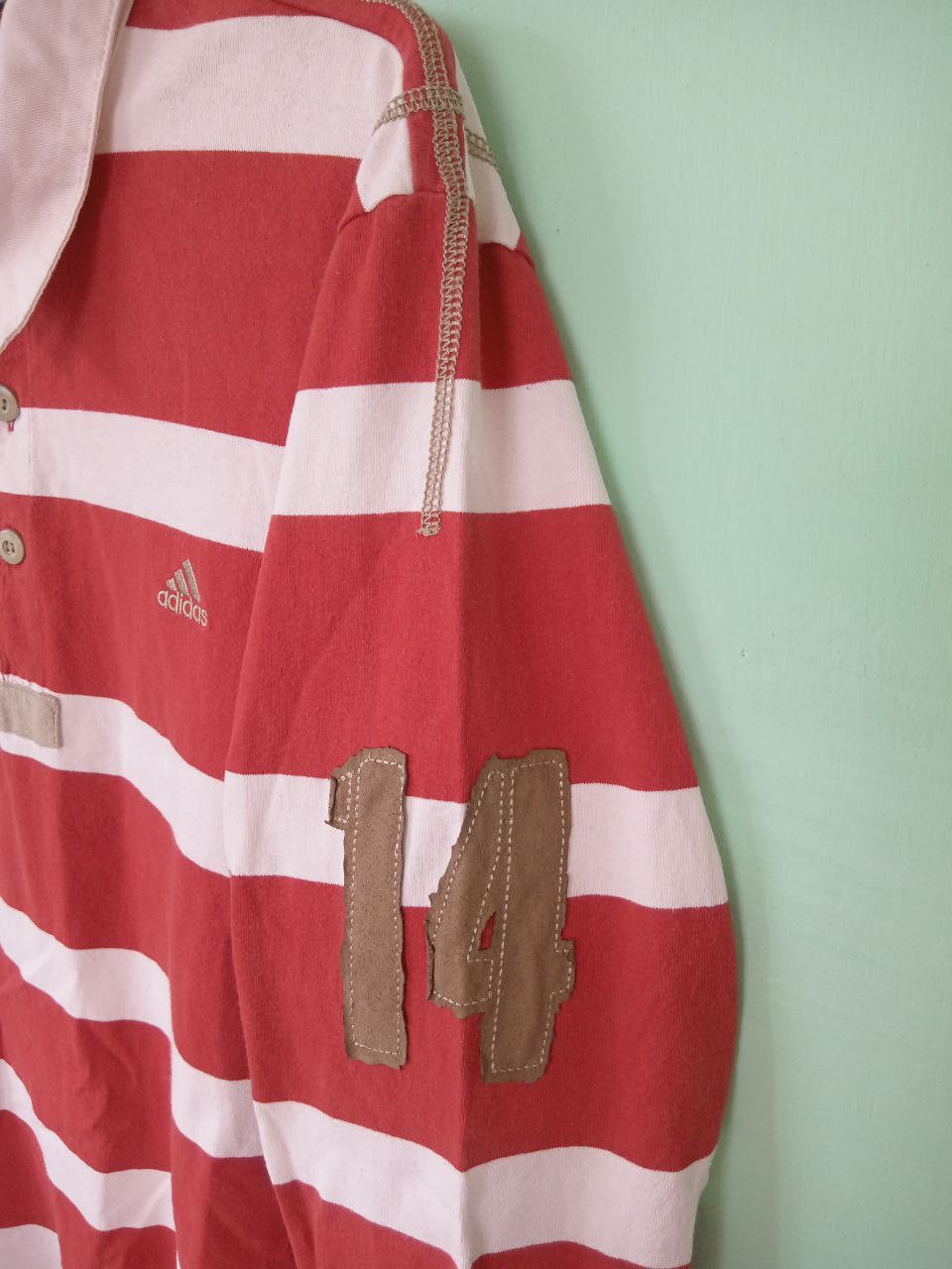 Adidas Adidas Rugby Polo Shirt Size US XL / EU 56 / 4 - 4 Thumbnail
