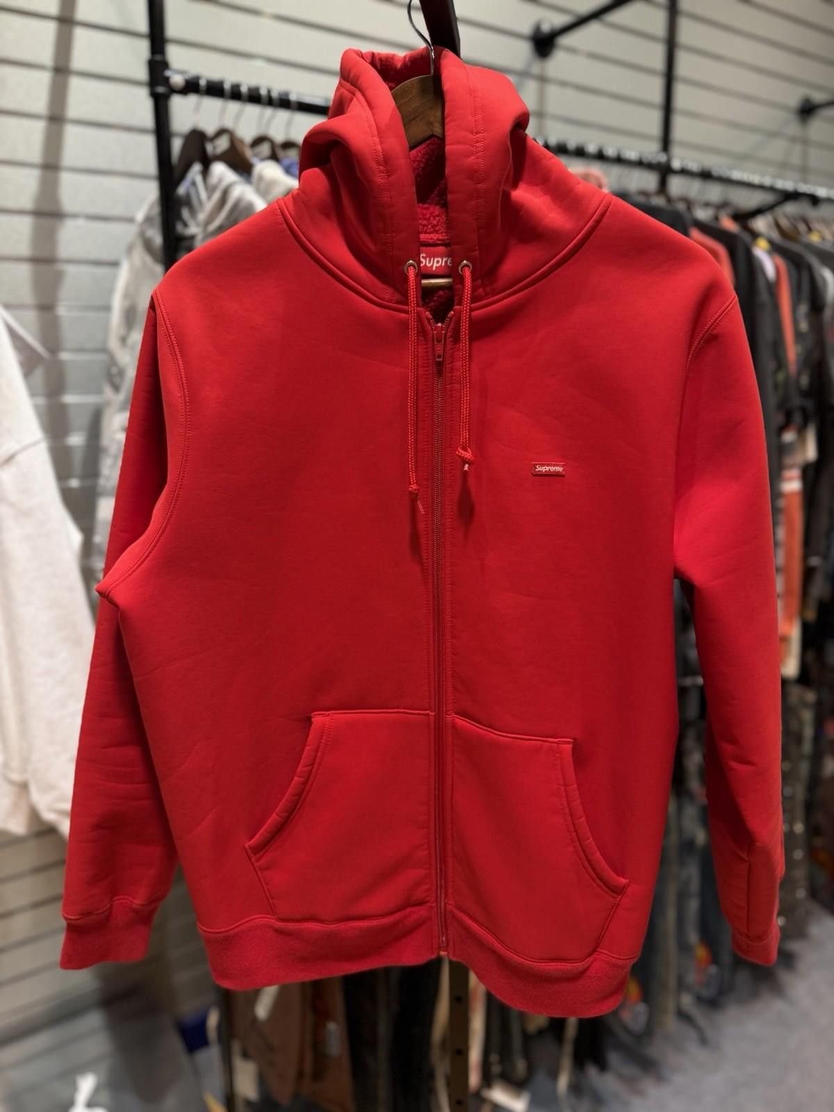 Supreme SUPREME Gore Windstopper Zip Up Sweatshirt RED Medium 2019 Size US M / EU 48-50 / 2 - 2 Thumbnail