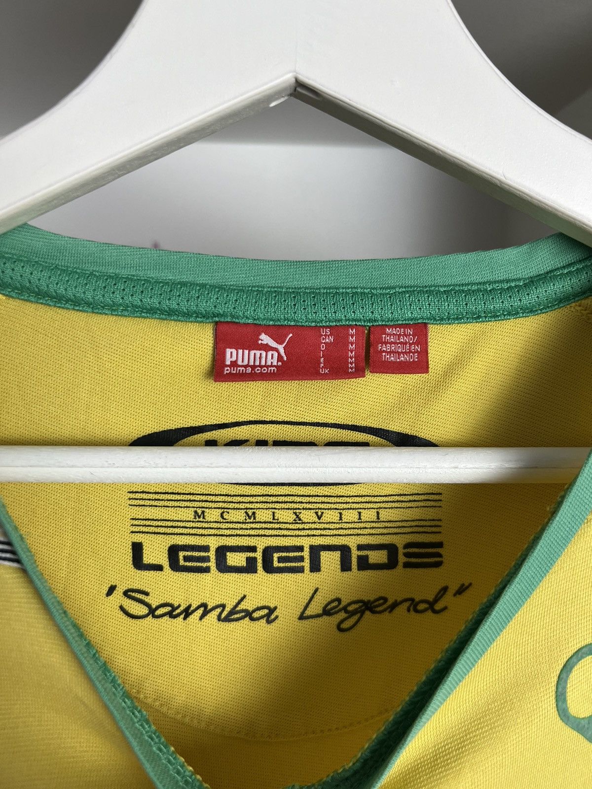 Puma × Vintage Vintage Y2K Puma Jamaica Brazil sama series t-shirt M 90s Size M / US 6-8 / IT 42-44 - 5 Thumbnail