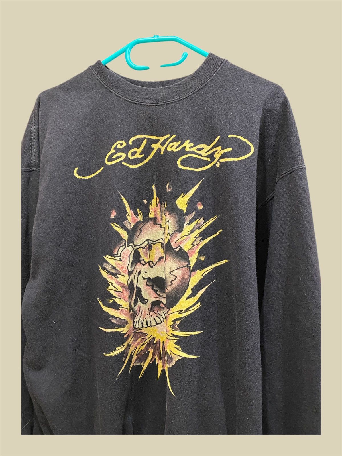 Ed Hardy hoodie without hood ed hardy Size US XL / EU 56 / 4 - 2 Thumbnail