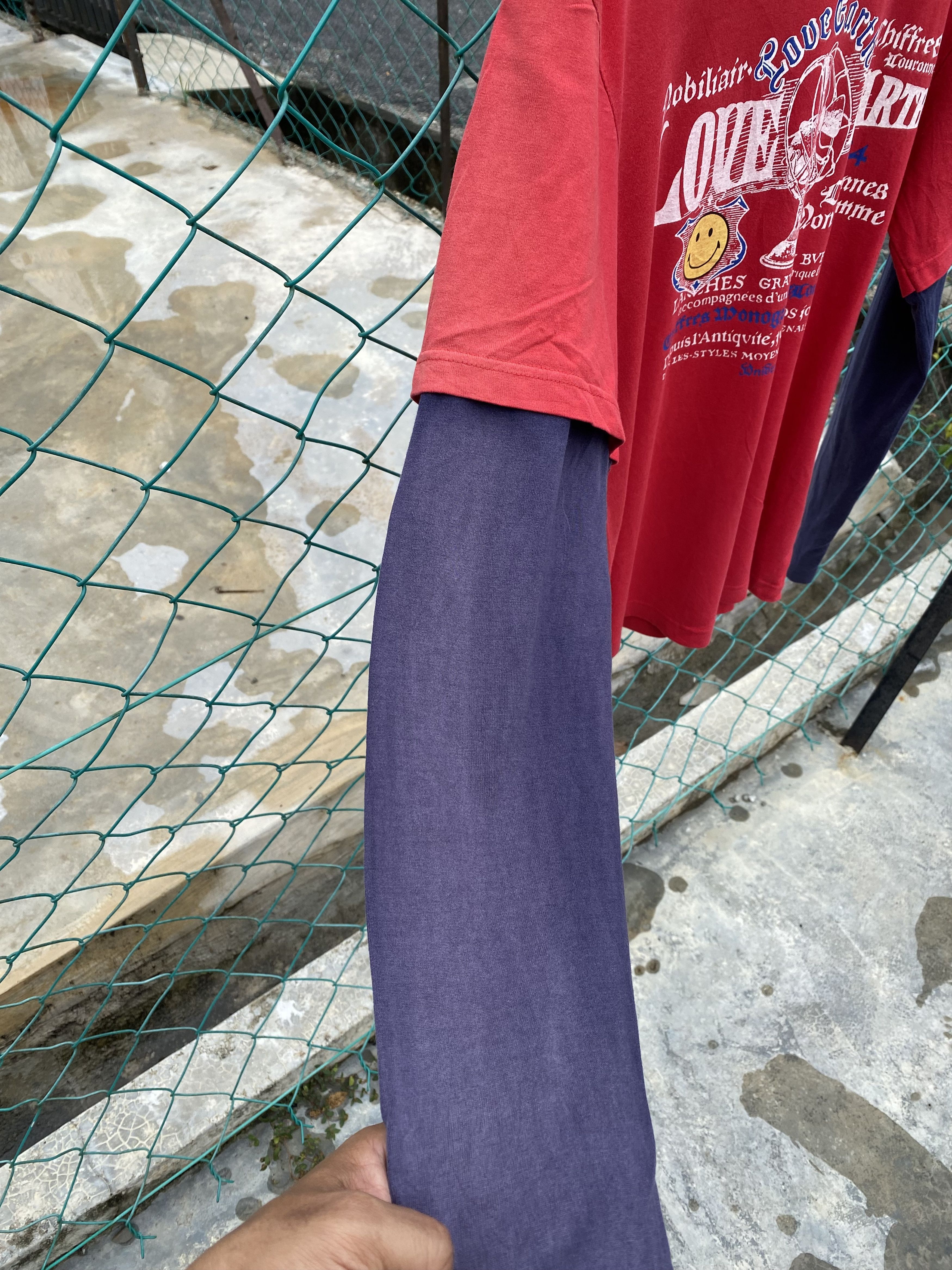 Japanese Brand Love earth double sleeve tshirts Size L / US 10 / IT 46 - 5 Thumbnail