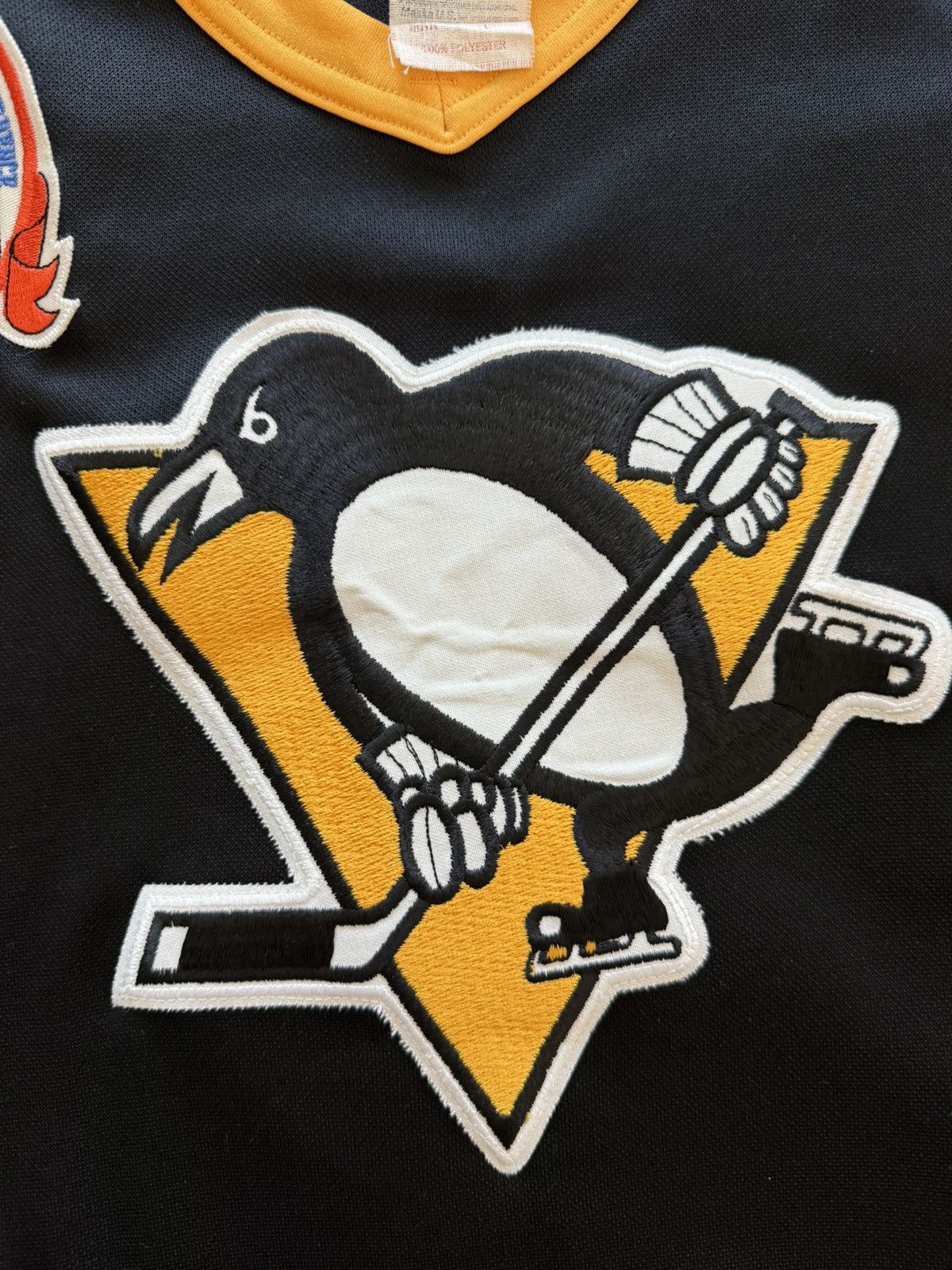 Ccm Vintage CCM Pittsburgh Penguins Jersey 1991 Stanley Cup Size US L / EU 52-54 / 3 - 5 Thumbnail
