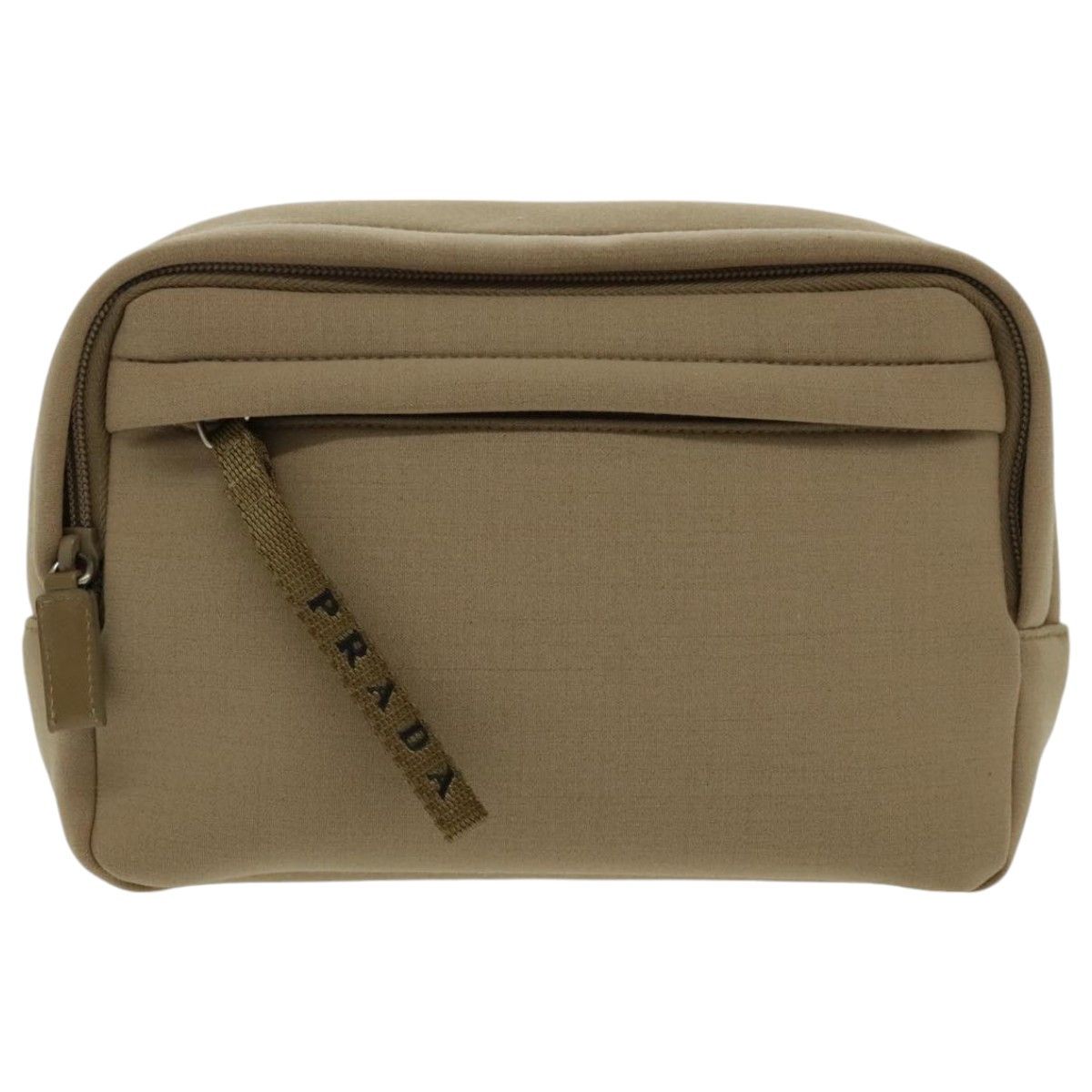 Prada Beige Synthetic Clutch Bag (Pre-Owned) Size ONE SIZE - 1 Thumbnail