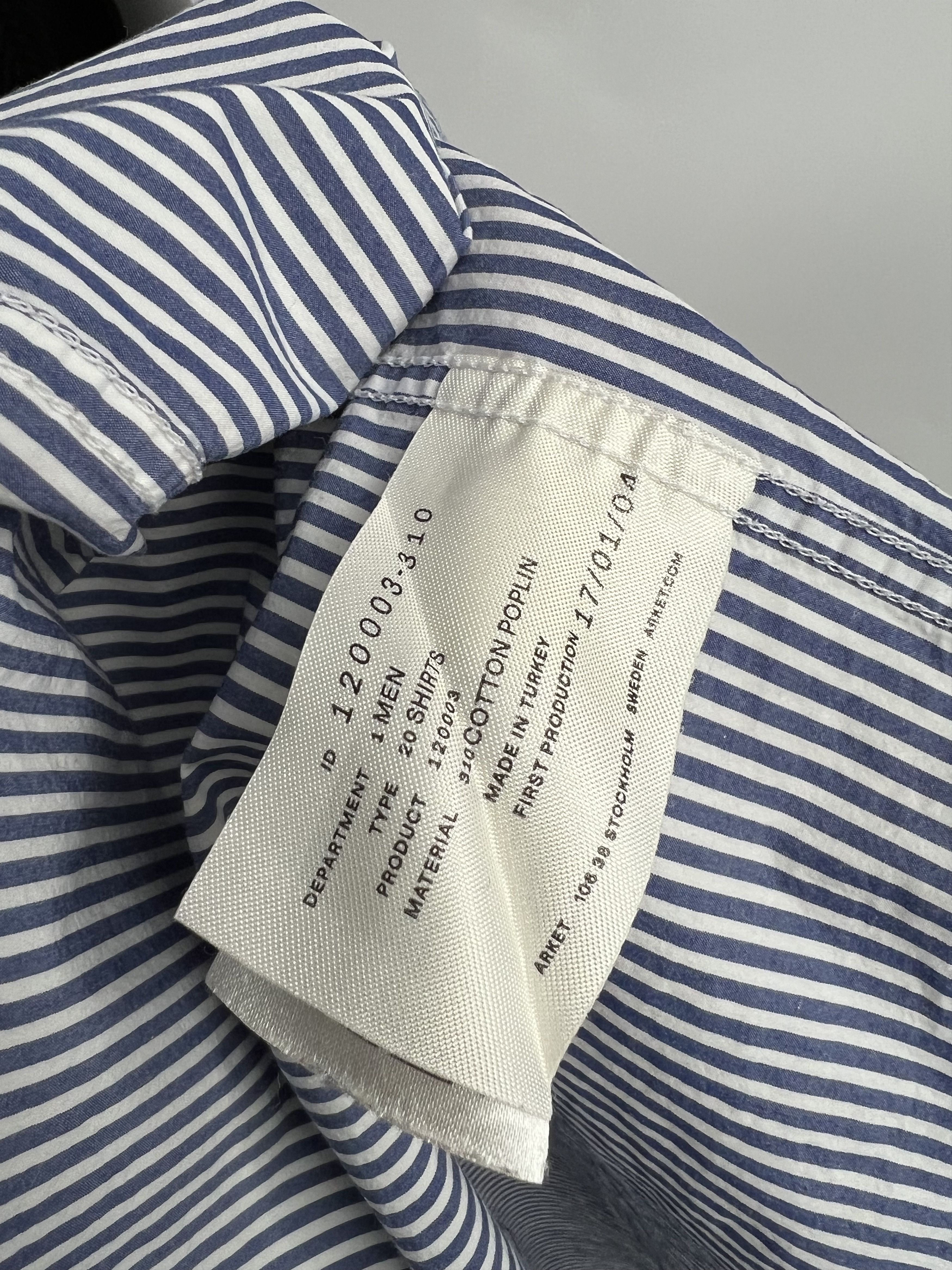 Arket Arket Striped Long Sleeve Button Up Shirt Size EU48 Size US S / EU 44-46 / 1 - 9 Thumbnail