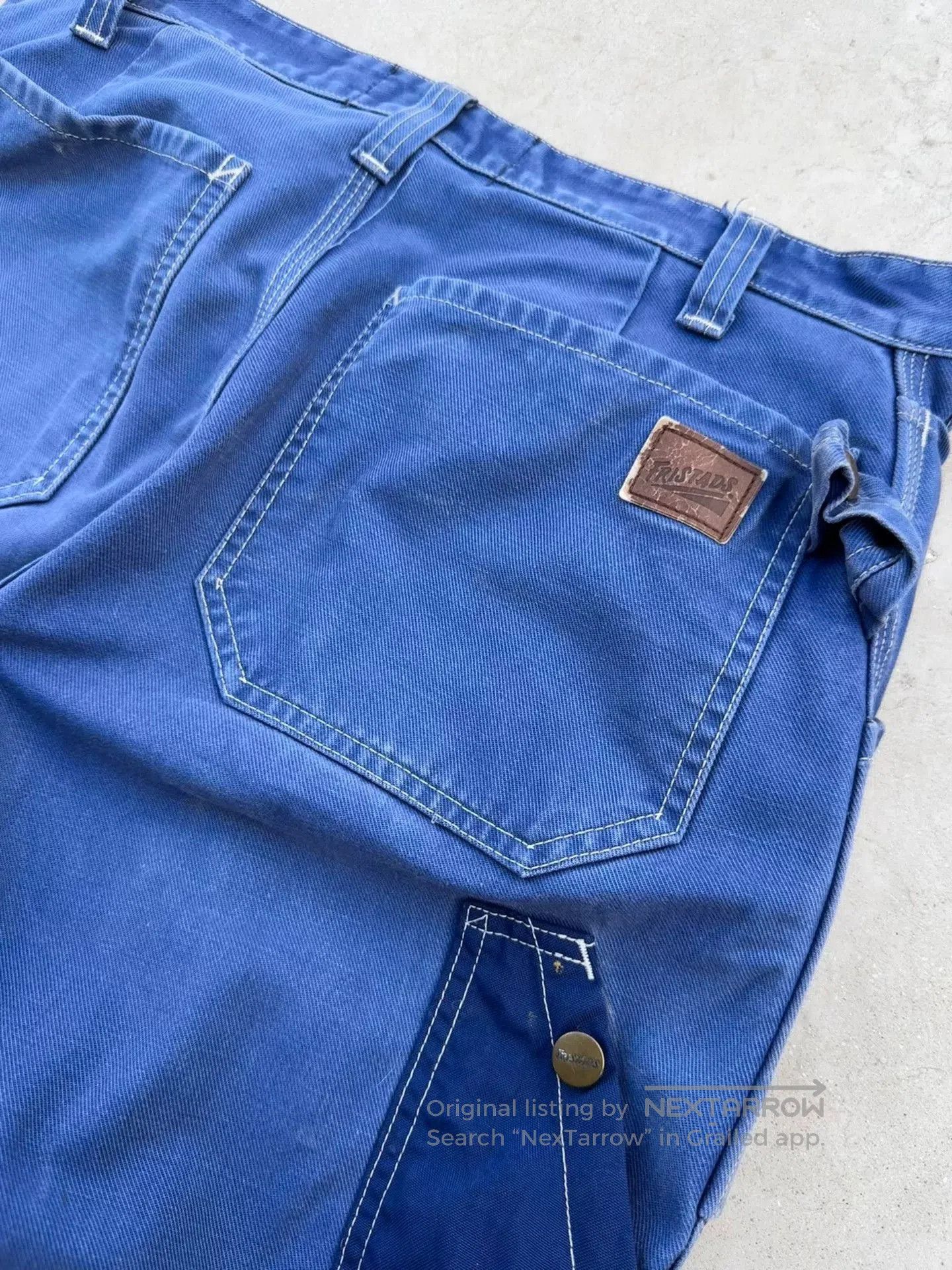 Vintage Vintage 80s Fristads Work Pants. Size US 38 / EU 54 - 7 Thumbnail