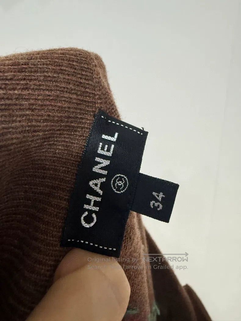 Chanel Chanel 22K small flower retro cashmere skirt Size 42" / US 20 - 5 Thumbnail